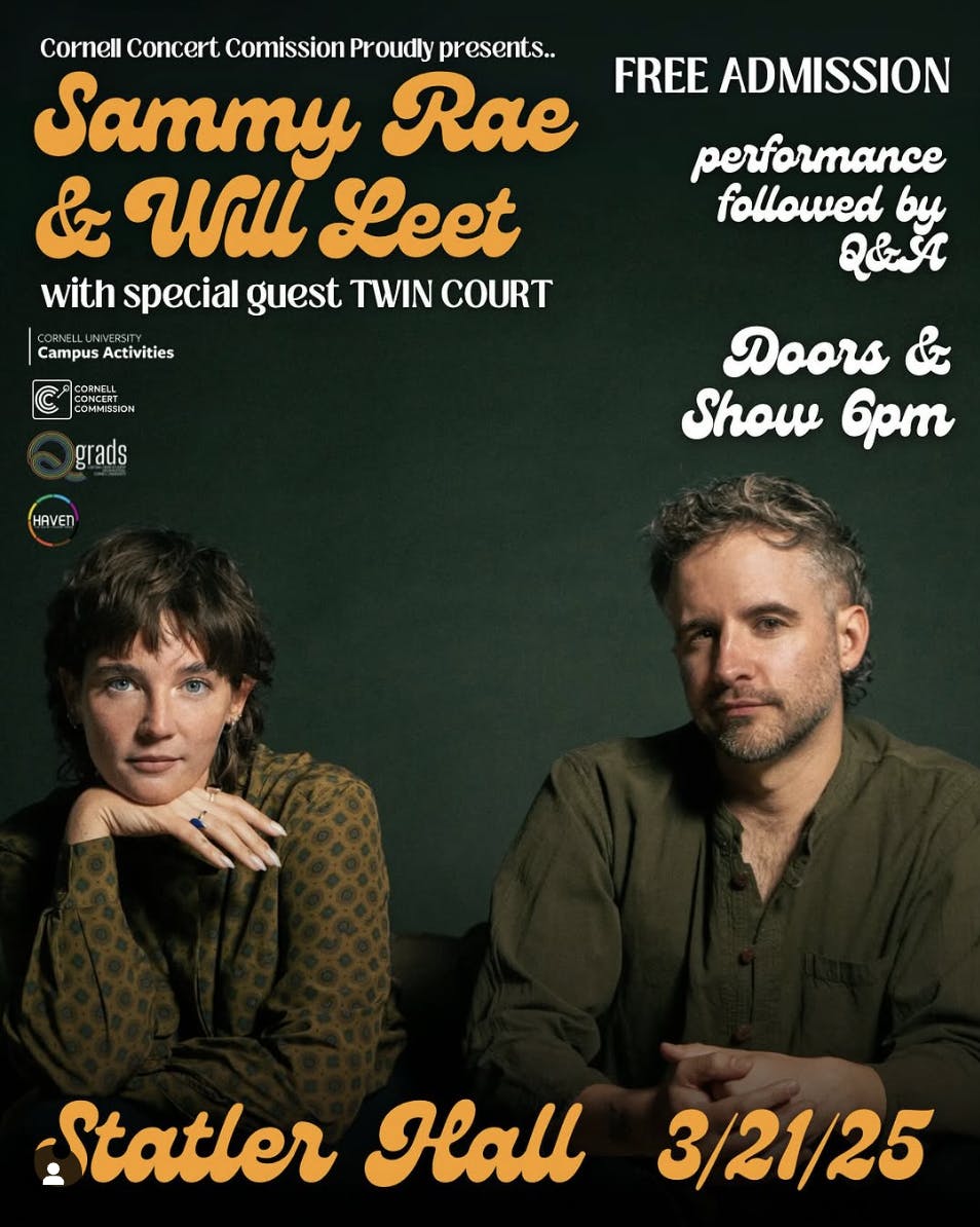 Courtesy of The Cornell Concert Commission 