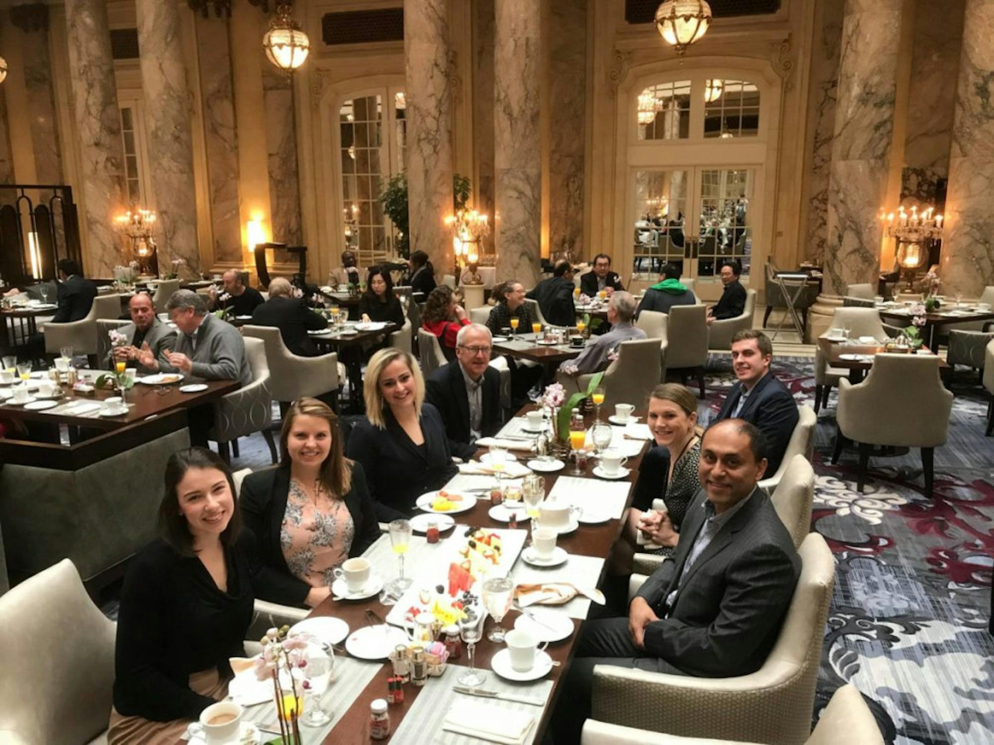 Soumitra Dutta dined with Cornell Alumni Affairs officials at the Palace Hotel in San Francisco on Jan. 18, according to a Facebook post.