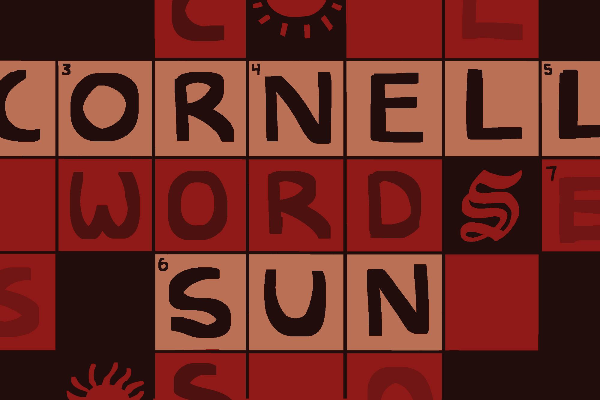 Latest Crossword written across a blank grid