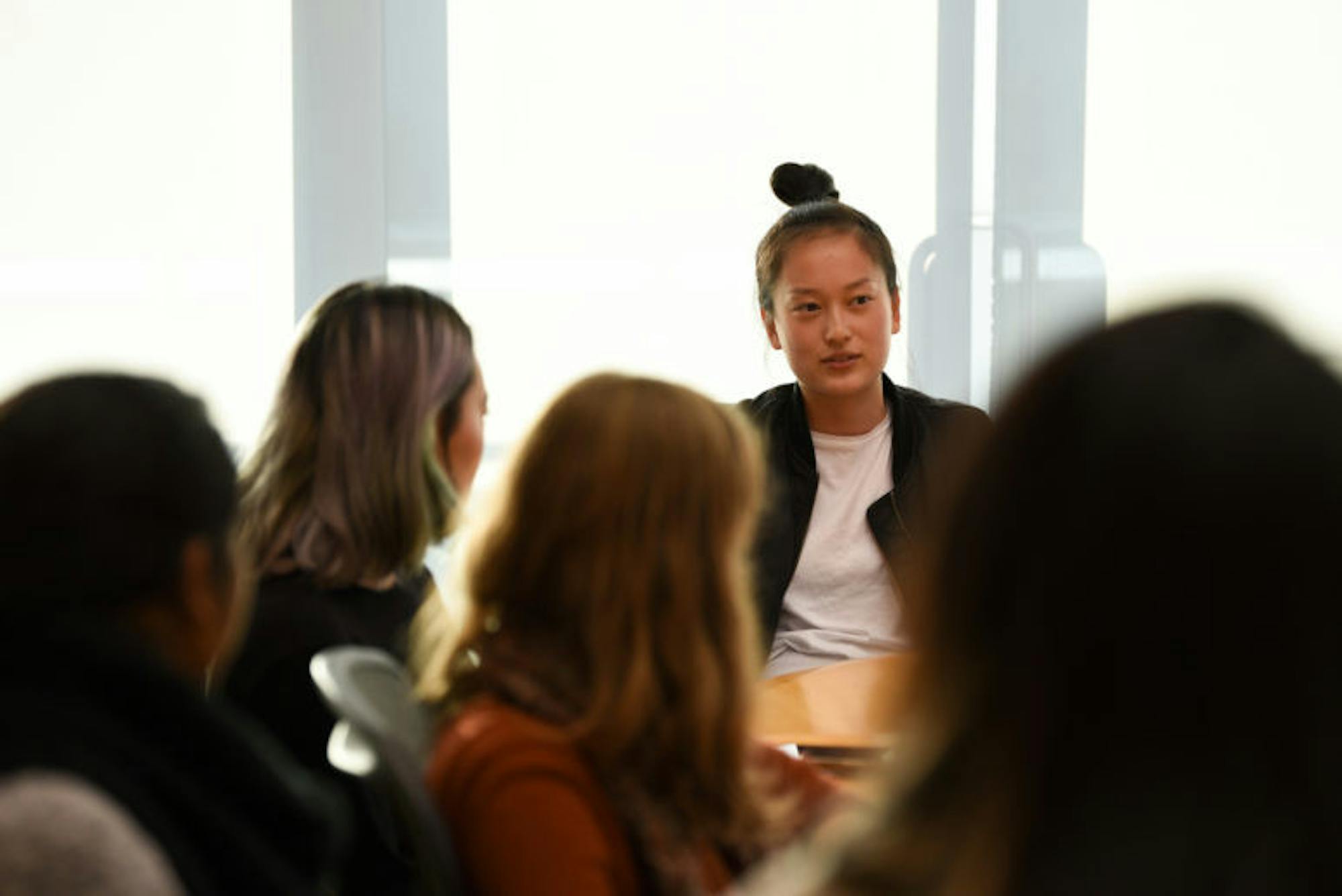 On Wednesday, students gathered at a public forum hosted by Debate in Science and Health to discuss the prevalence of juuls and vapes among young adults. (Boris Tsang / Sun Assistant Photography Editor)