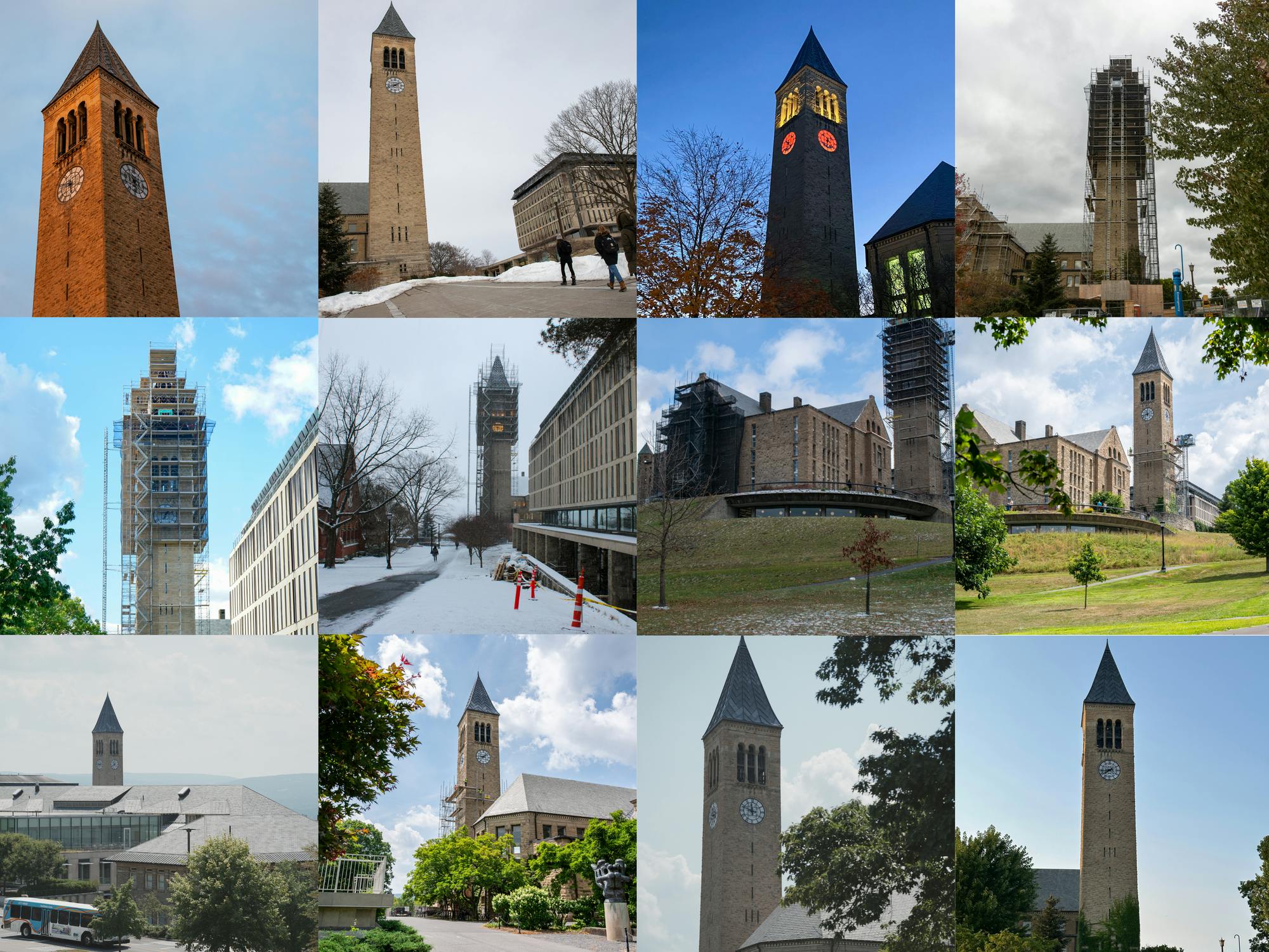 McGraw Tower Collage