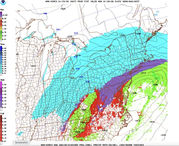 Major Winter Storm to Hit Ithaca Saturday Evening Through Monday