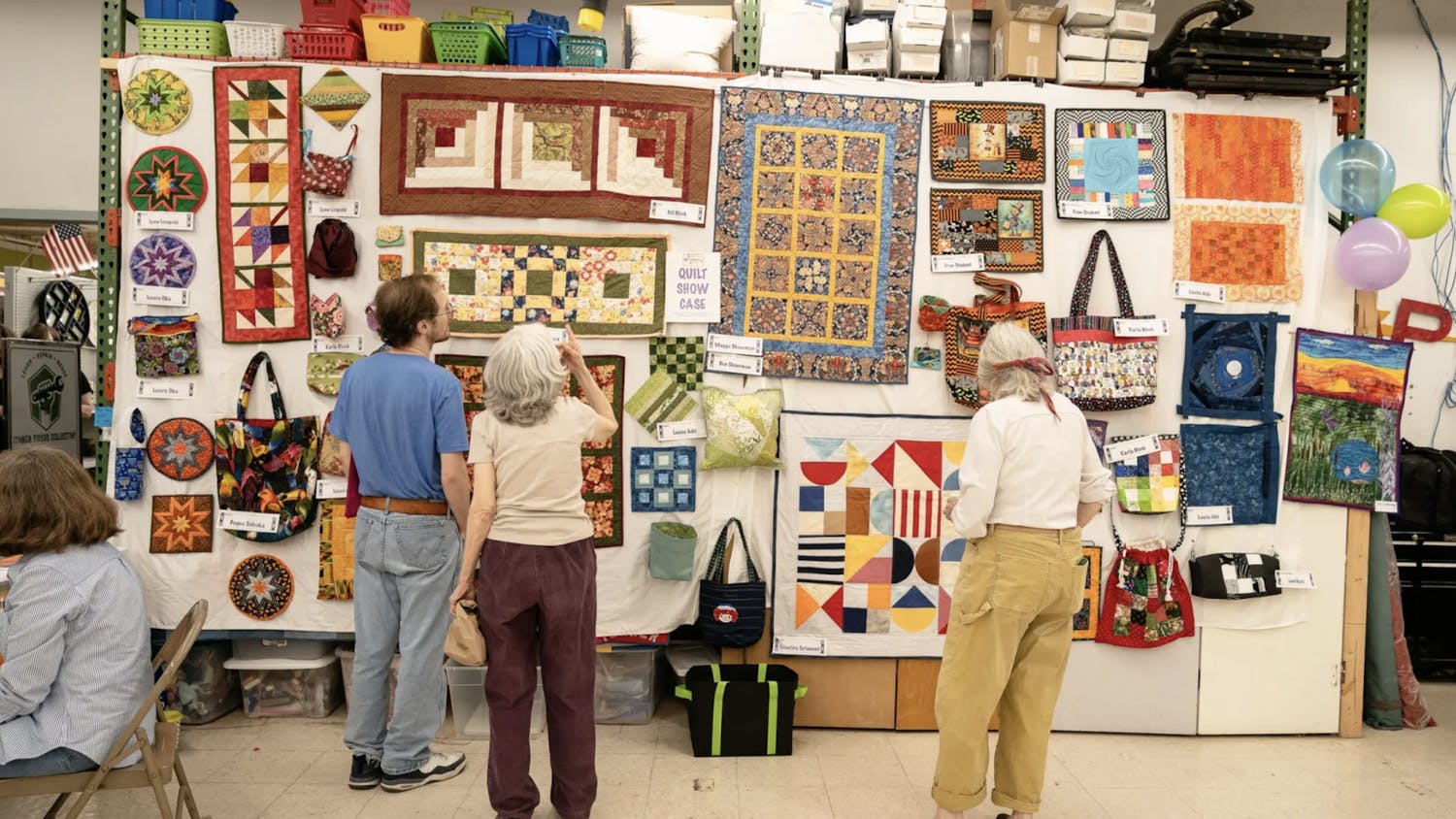 Grand Opening of Peggy’s Place at Ithaca ReUse Mega Center Brings Together Ithaca’s Quilters