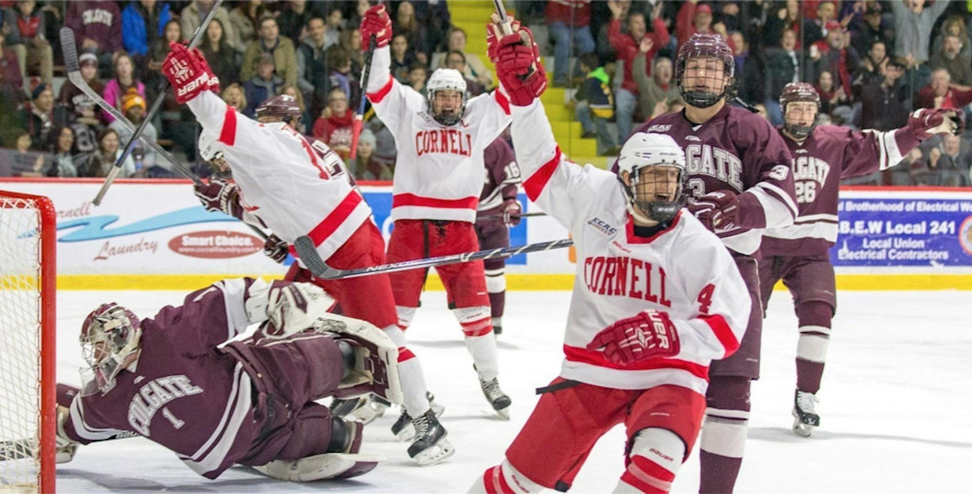 With Friday's win over Colgate, the Red are off to their best start since 2012. (Courtesy of Cornell Athletics)