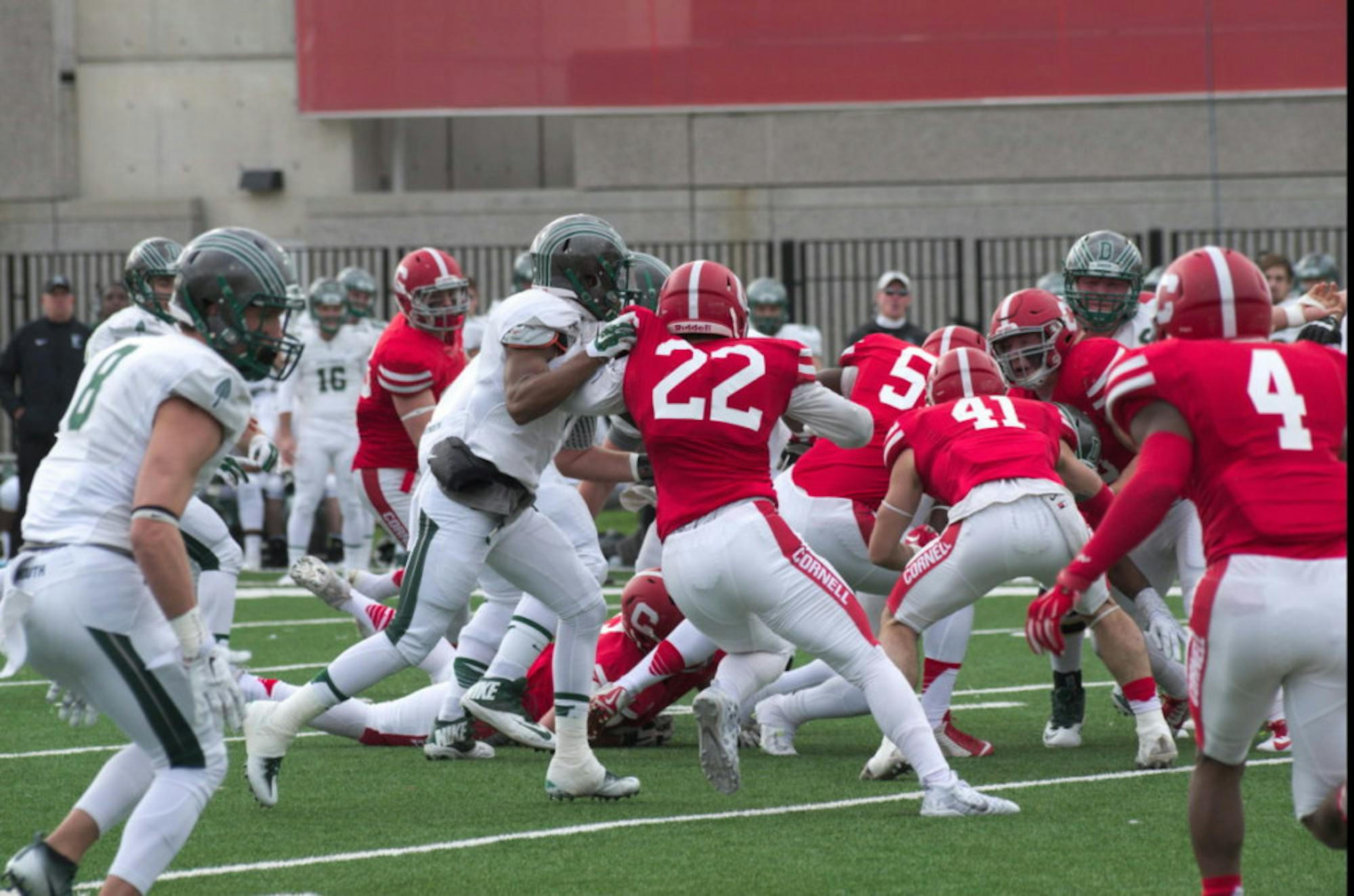 Weber has been one of the teams leaders so far this season. He has the third most tackles on the team this year.