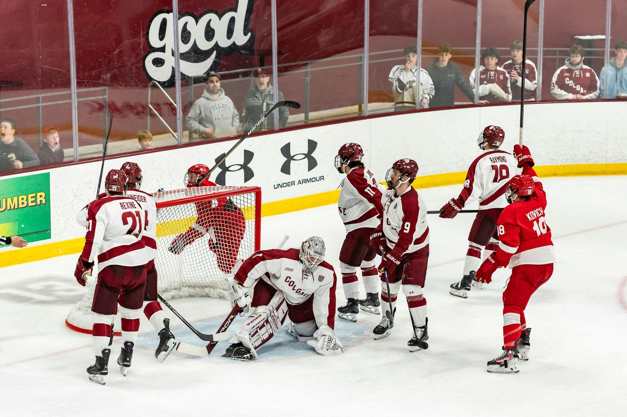 Men’s Hockey Takes Game One of ECAC Quarterfinals, 4-1
