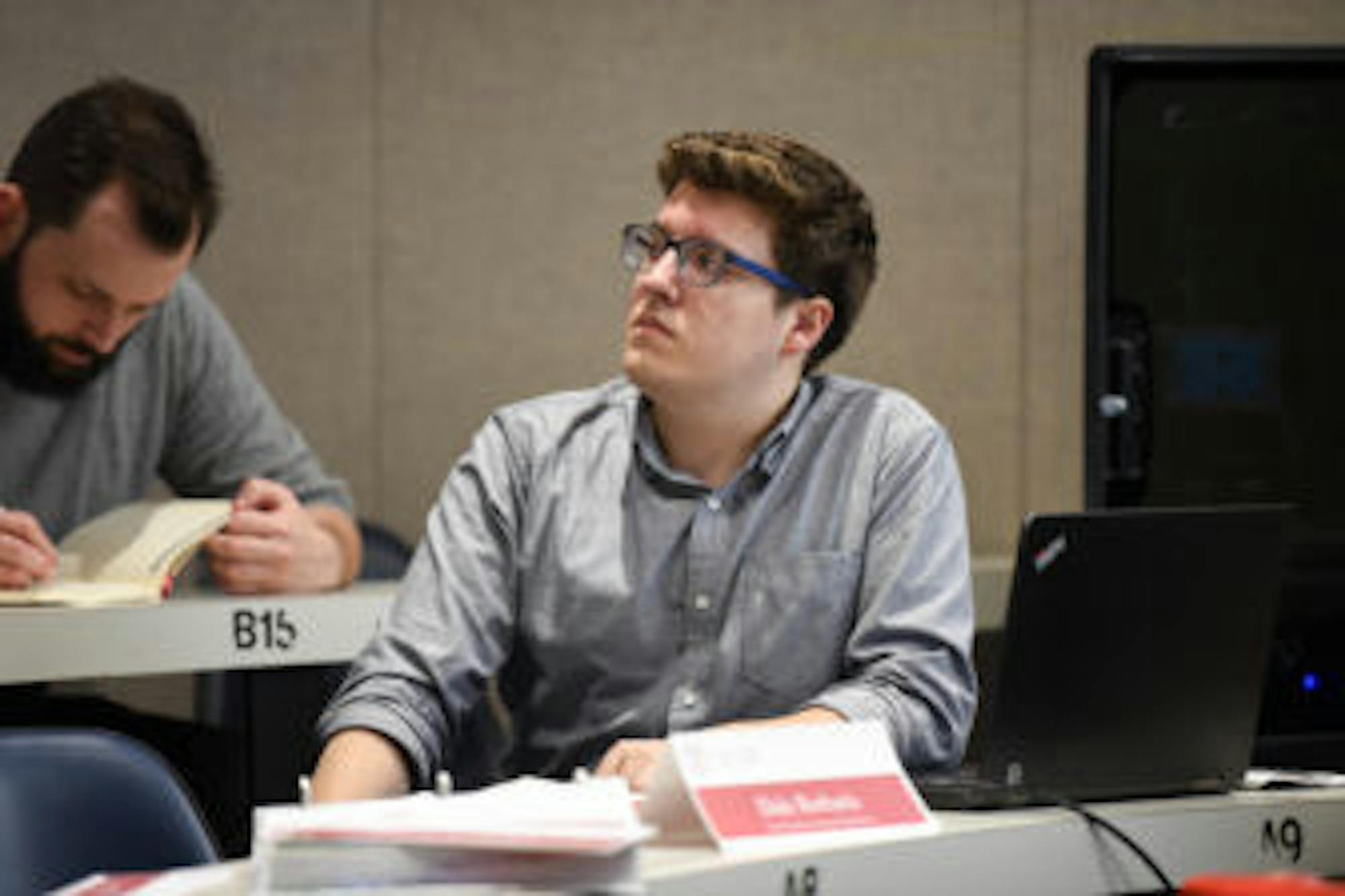 Dale Barbaria '18, one of two candidates for Student Assembly president.