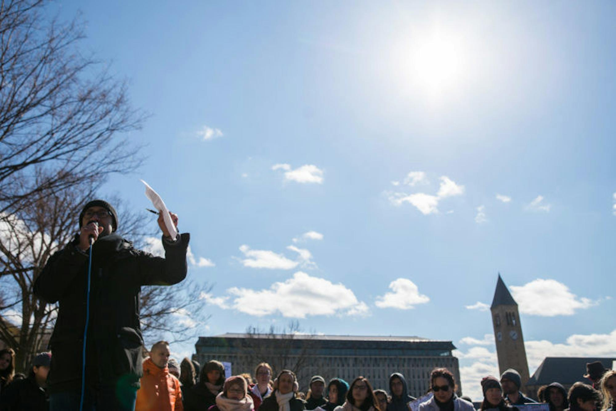 Sanctuary Now! Protest. (Cameron Pollack / Sun Photography Editor)