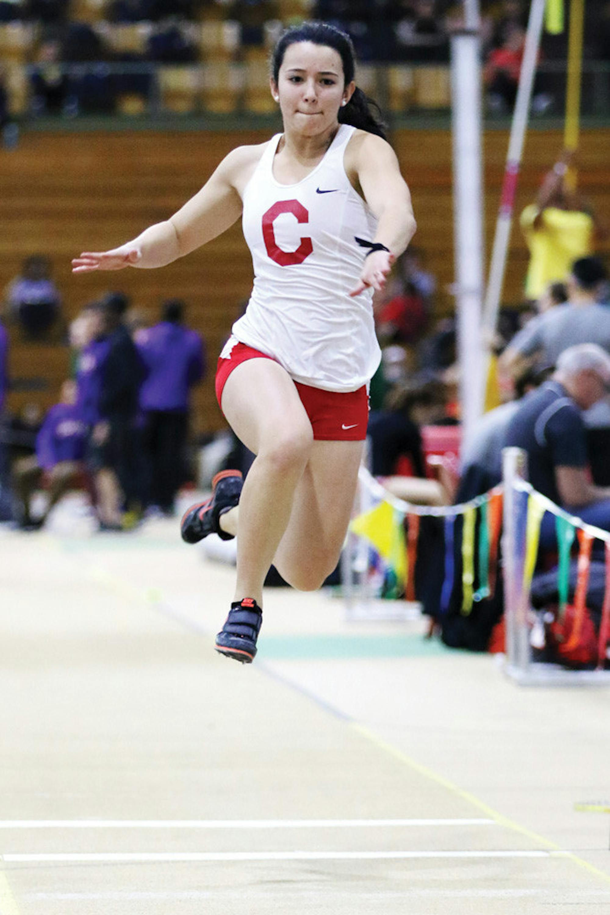 In February at the Ivy League Indoor Championships, the Red lost to Harvard, 136.4-123.5.