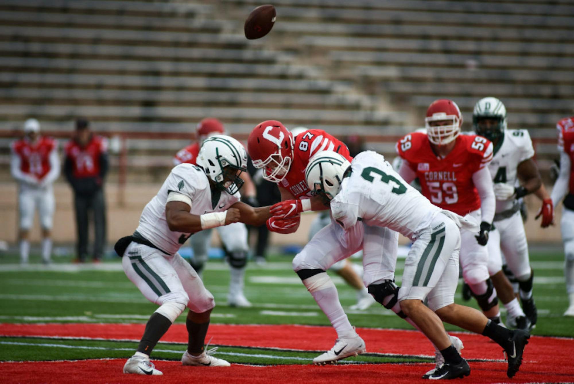 Football v. Dartmouth on November 10th, 2018. (Boris Tsang / Sun Assistant Photography Editor)