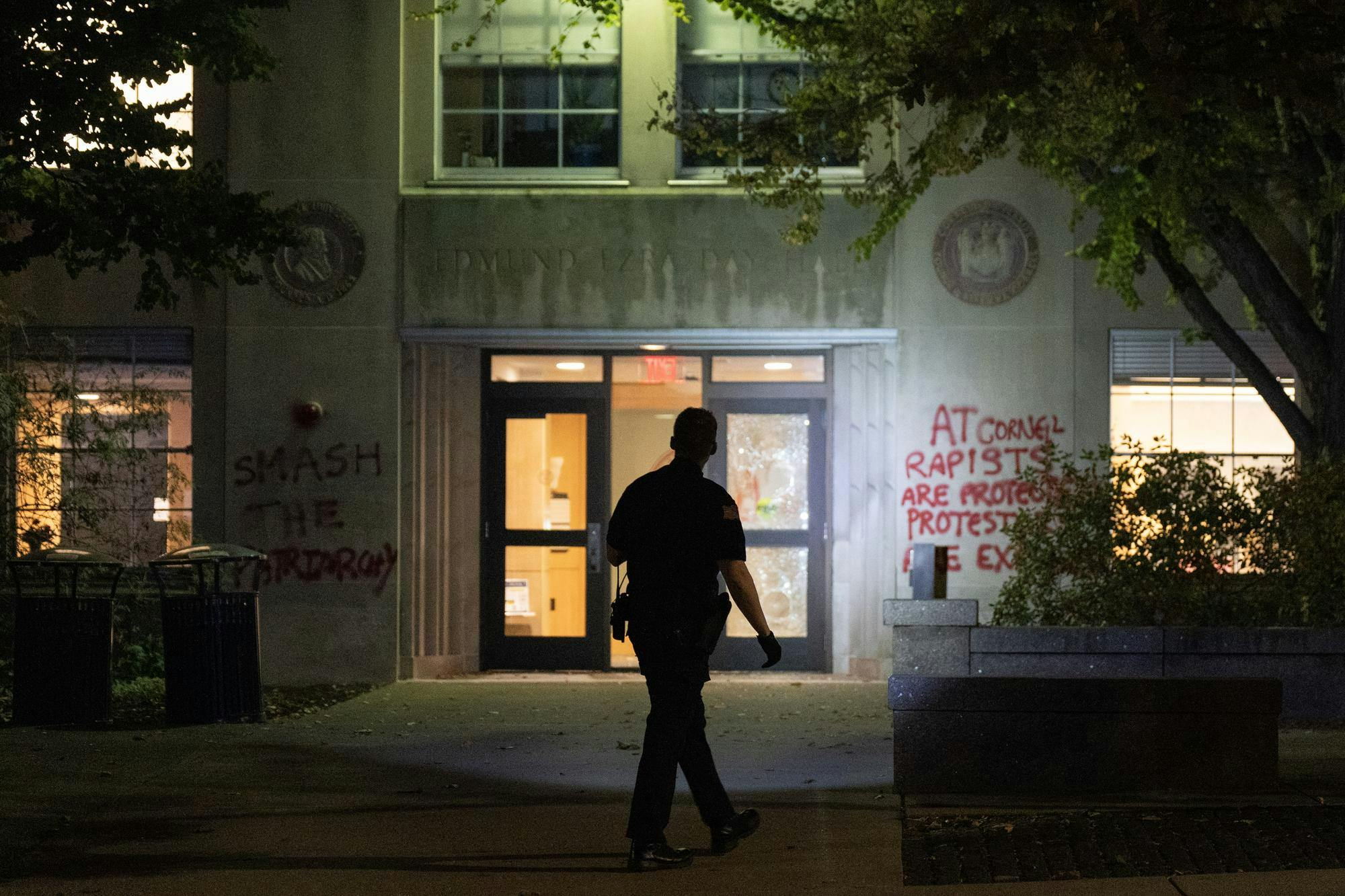 Cop at Day Hall
