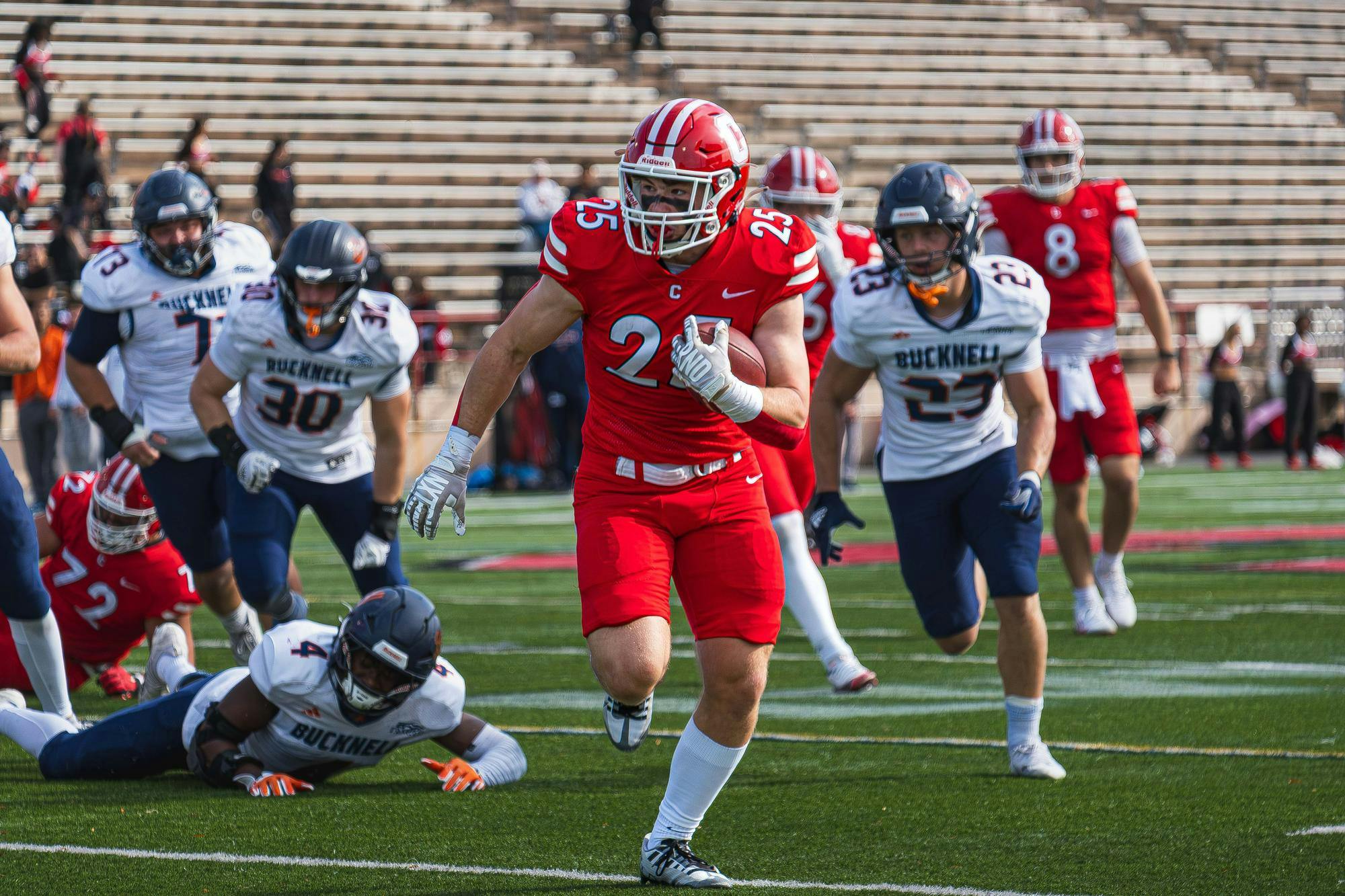 Defensive Leadership Shows Up Big as Football Mounts 14-Point Comeback Against Princeton to Extend Win Streak