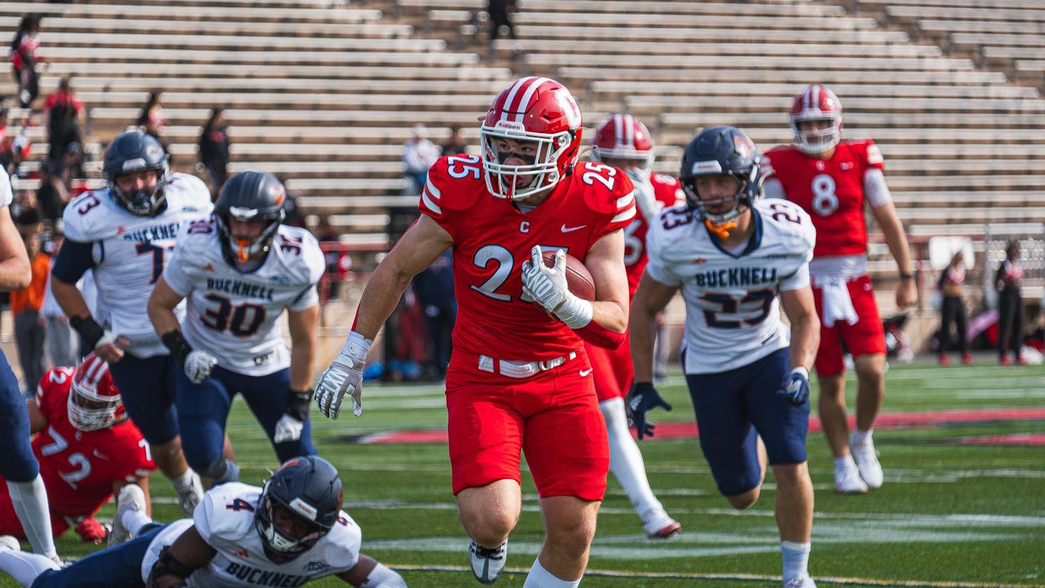 Defensive Leadership Shows Up Big as Football Mounts 14-Point Comeback Against Princeton to Extend Win Streak