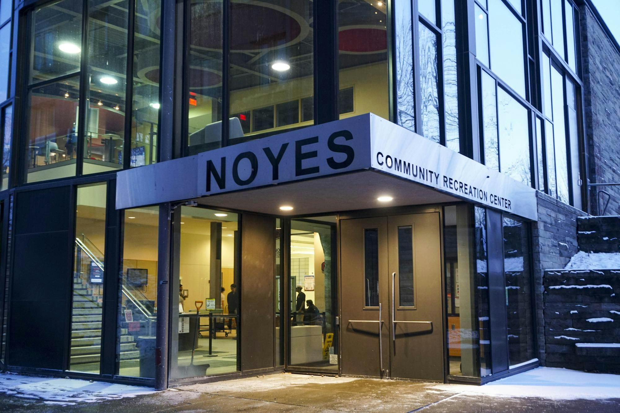 Noyes Community Recreation Center on Jan. 24, 2025. (Sophia Romanov Imber/Sun Staff Photographer)
