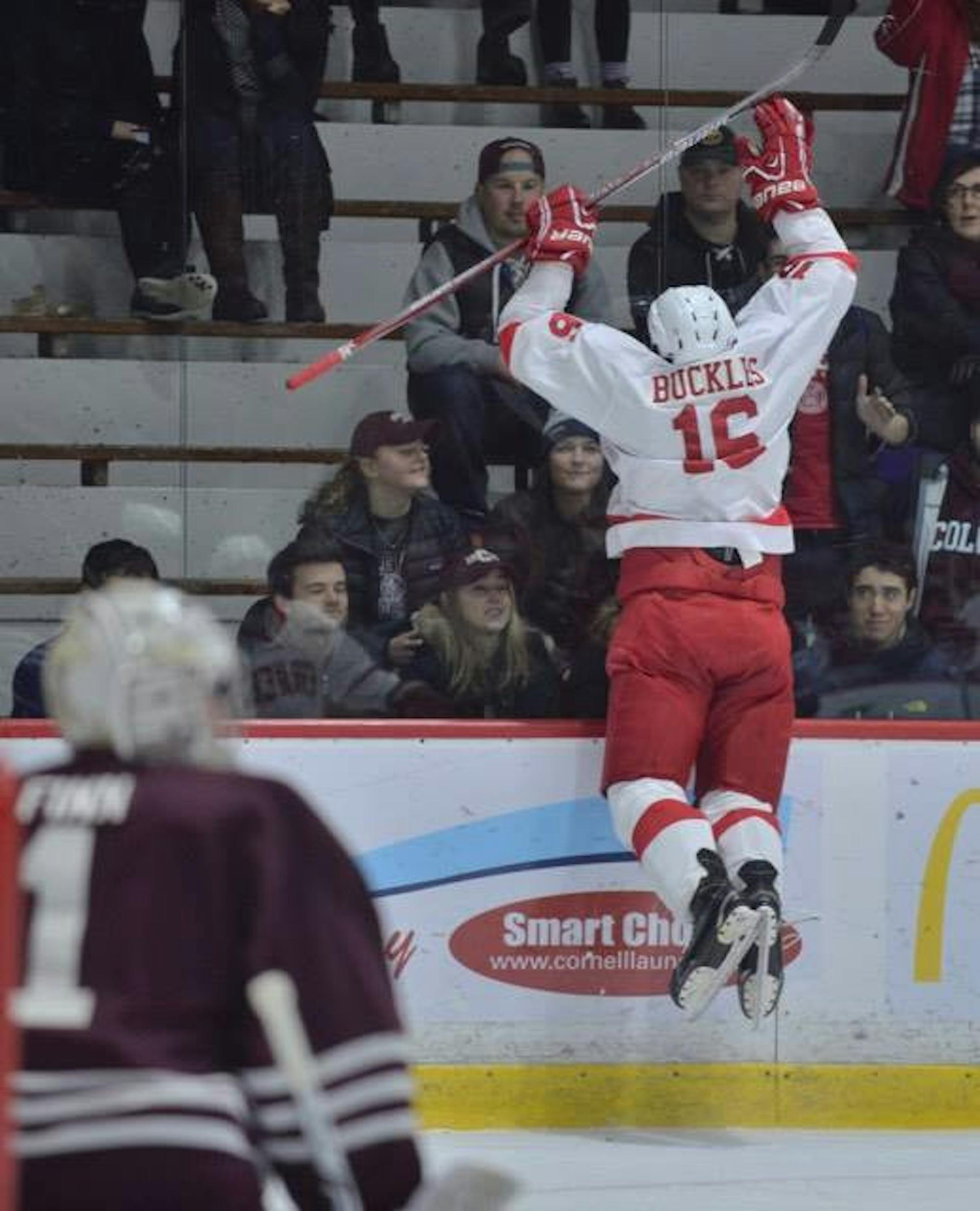 Buckles got Cornell's second of the night, but the Red didn't look back after scoring number one.