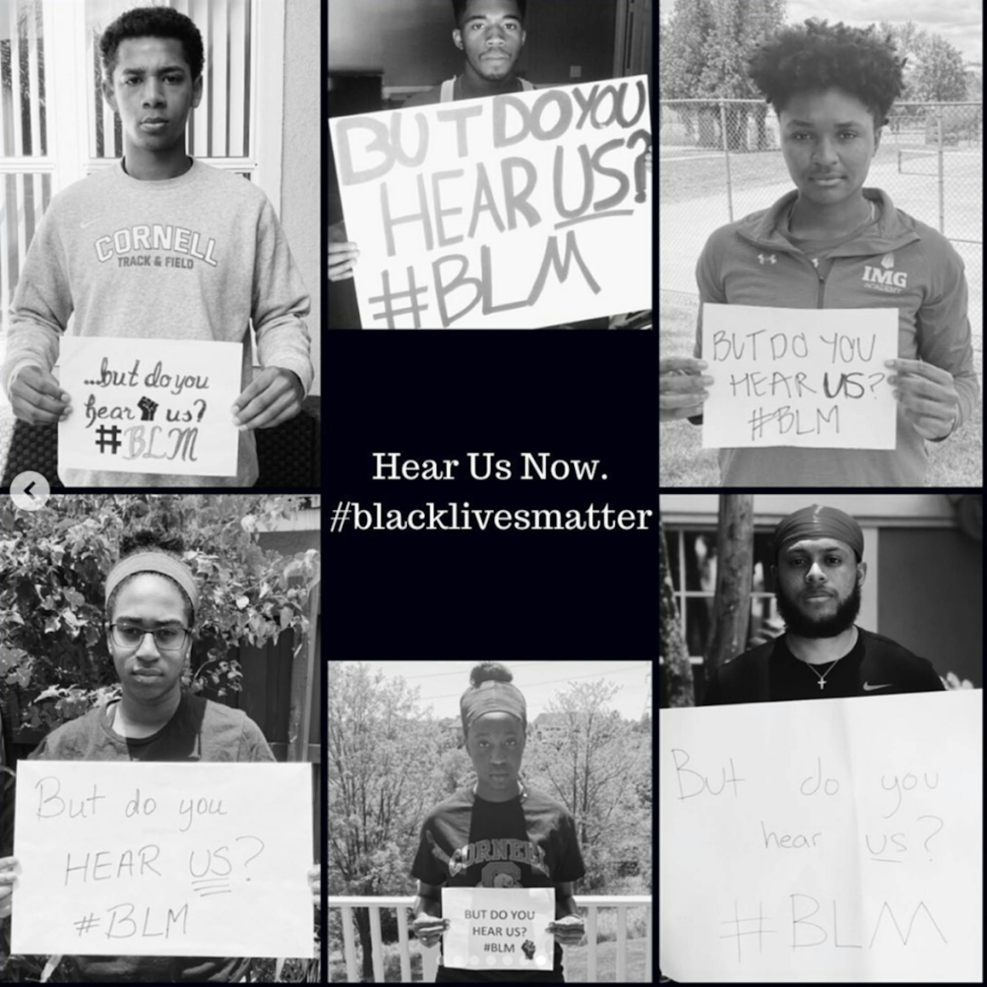 WOCCA's campaign calls upon the Cornell community to listen to student-athletes of color's voices.