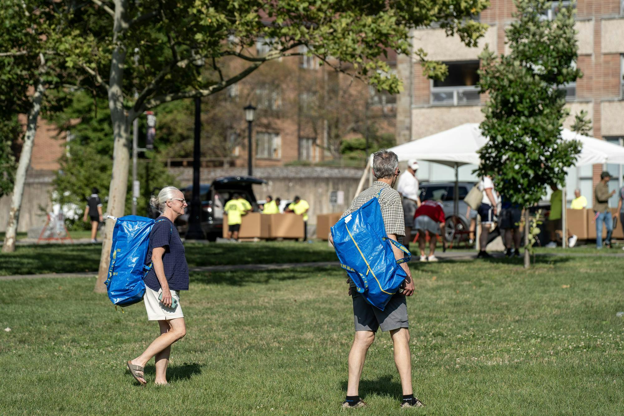 Parents at Freshman Move-In