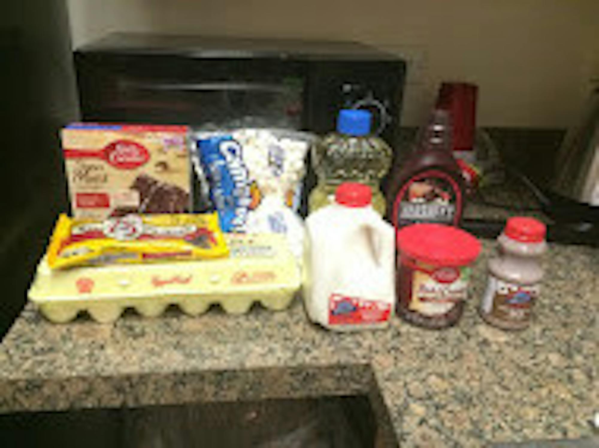 Chocolate cake ingredients. (Evan Kravitz / Sun Contributor)
