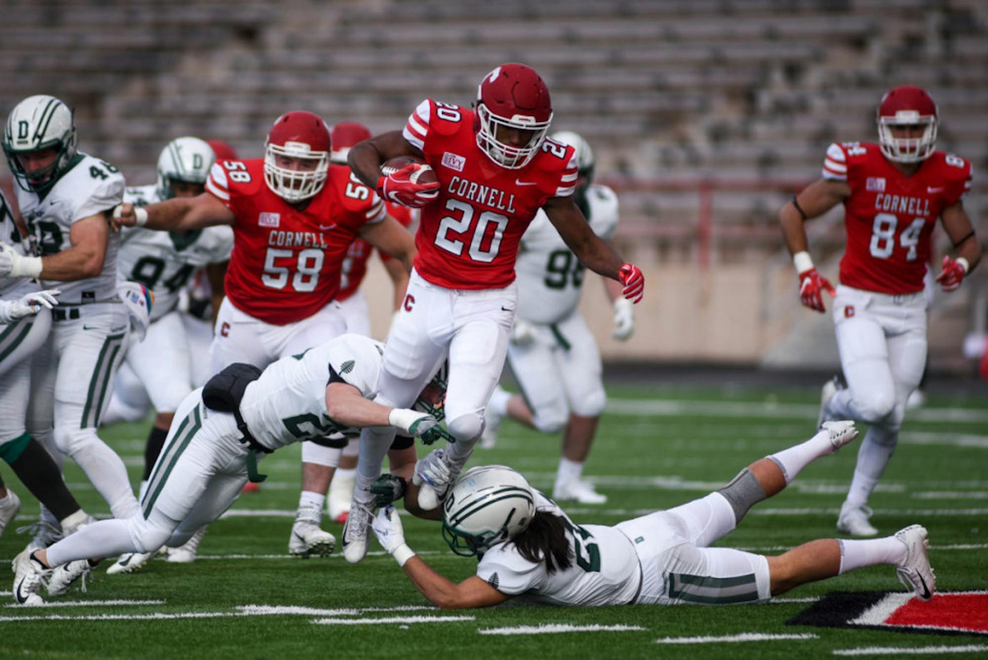 When the defense struggled, junior running back Harold Coles picked up his team with two second-quarter touchdowns.