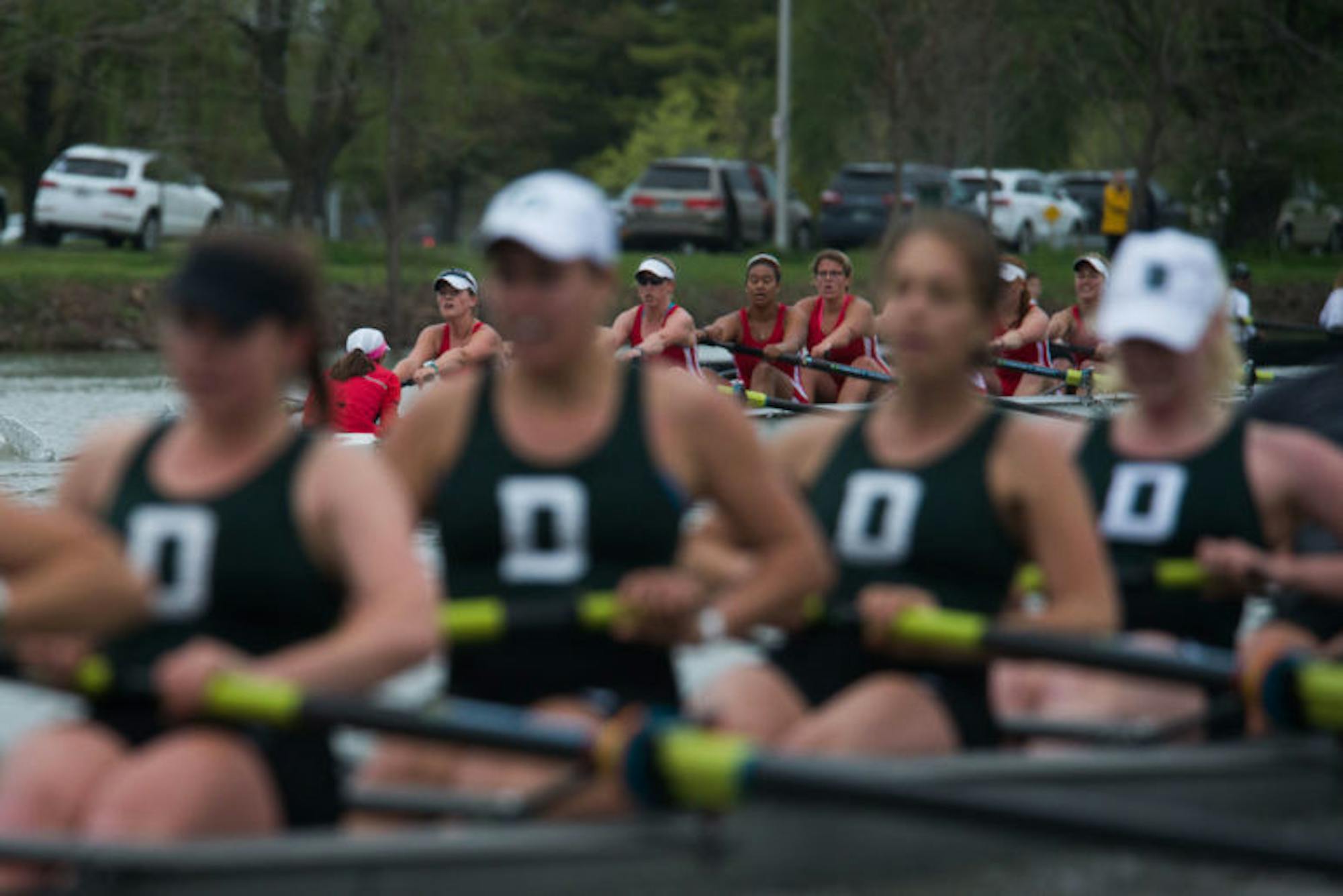 Cornell Women's Varsity Rowing competes in their Senior Day matchup versus Dartmouth College on Saturday April 29th, 2017