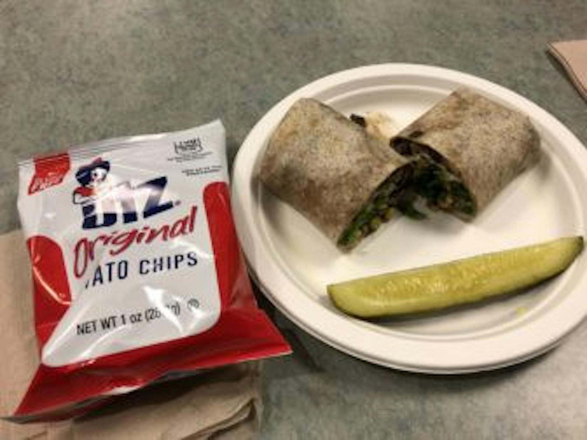 Southwest Portobello Wrap from the Atrium Cafe. Photo by Katie Zhang / Sun Dining Editor