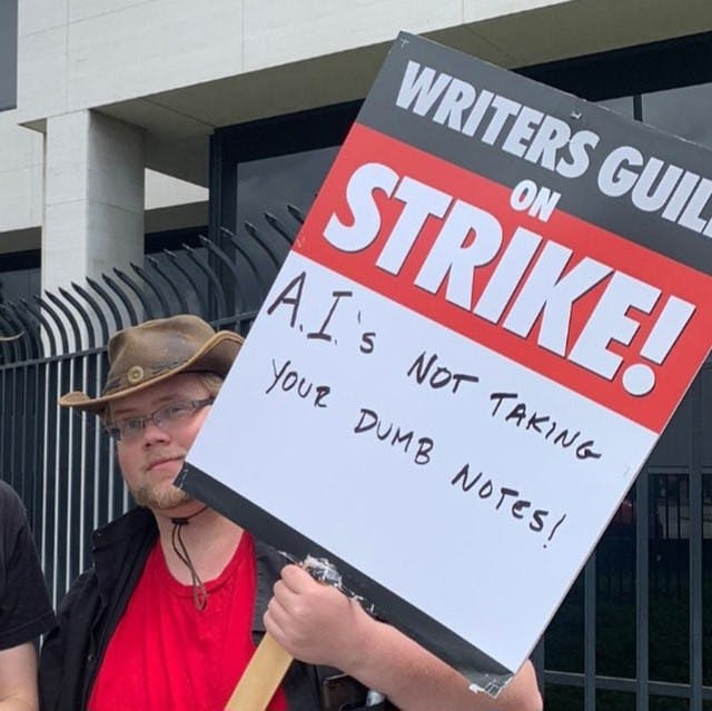AI_Protest_Sign_2023_WGA_Strike