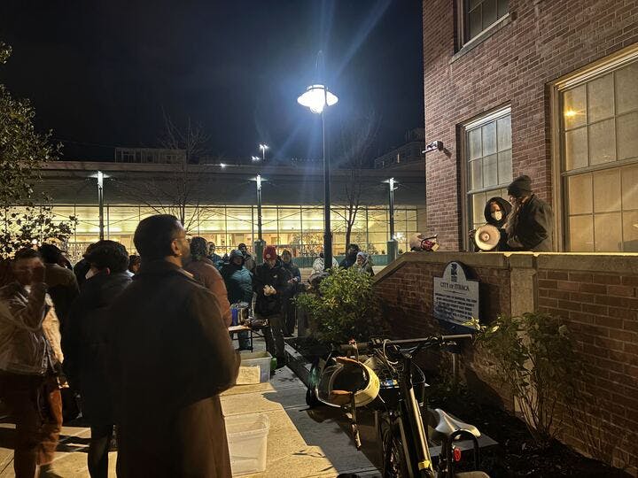 ‘Shelter Is a Human Right’: Community Members Rally at City Hall to Protest Homeless Encampment Sweeps, Lack of Shelters