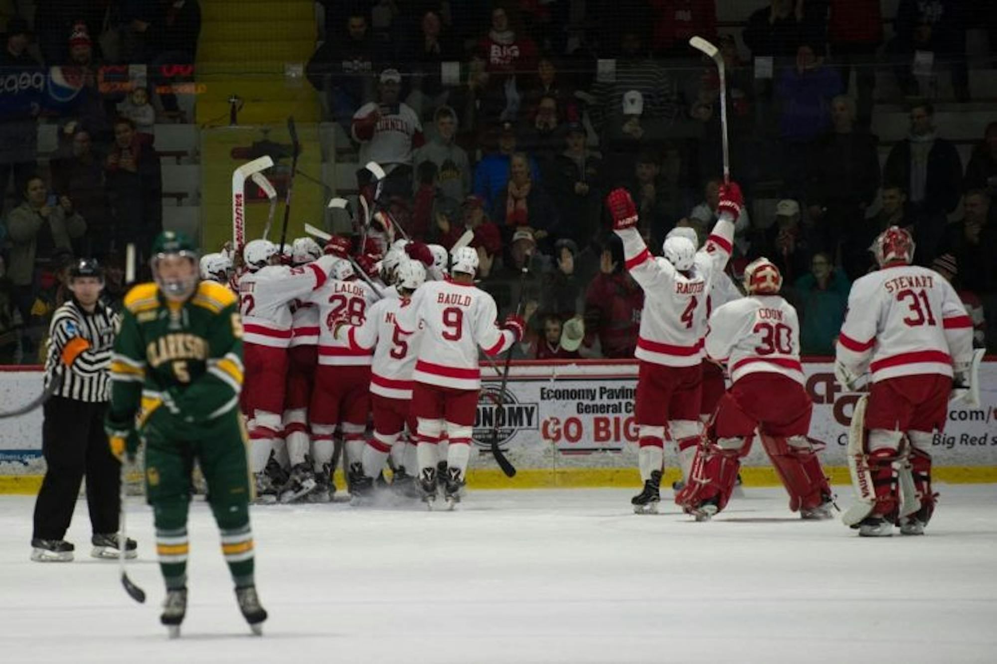 The sweet taste of victory: the men head back to the ECAC championship weekend since its current senior class were freshmen.