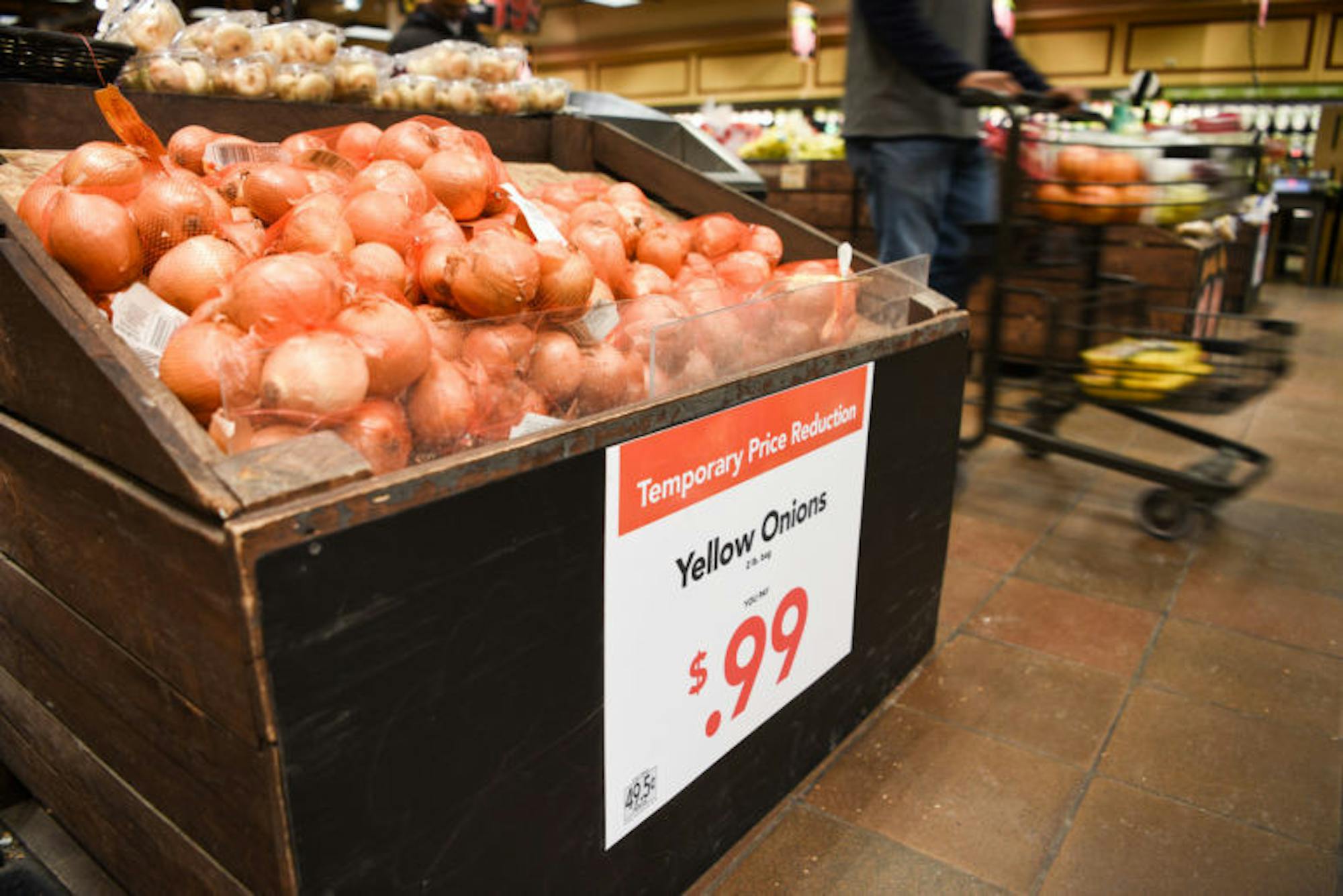 Wegmans introduced temporary price cuts on select food items after the government shutdown led to a shortage in national food stamp funding. The reductions started on Feb. 16 and will continue through March 2. (Boris Tsang / Sun Assistant Photography Editor)