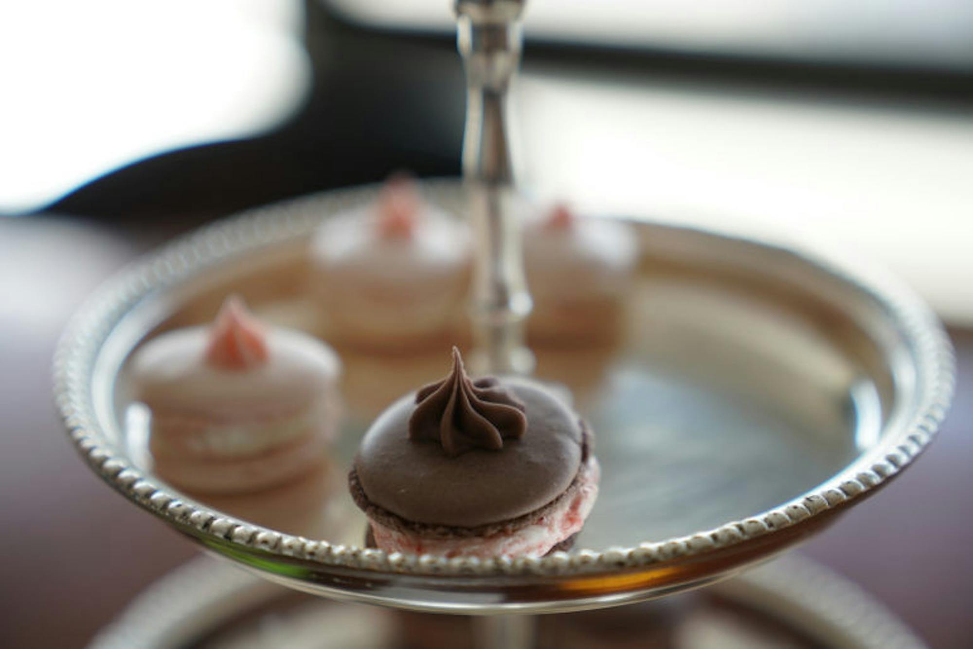 Macarons at the Art+Feminism Wikipedia Edit-a-thon on Friday. (Ben Parker / Sun Assistant Photography Editor)