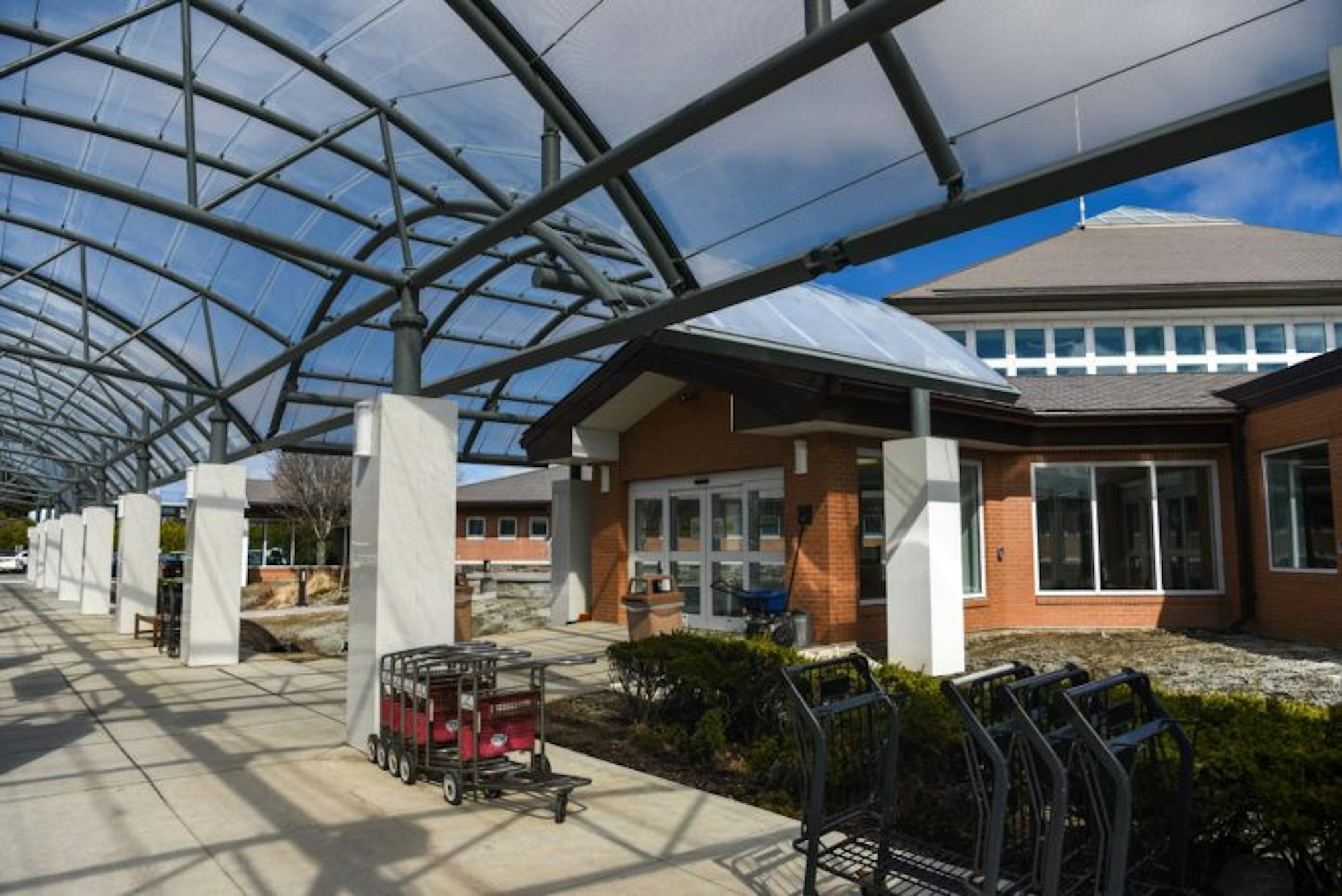 Ithaca Tompkins International Airport stood devoid of travelers on Saturday. After Cornell encouraged students to return home as soon as they could in a March 13 email, Cornellians and students from neighboring schools passed through the airport over the last few weeks. (Boris Tsang/Sun Photography Editor