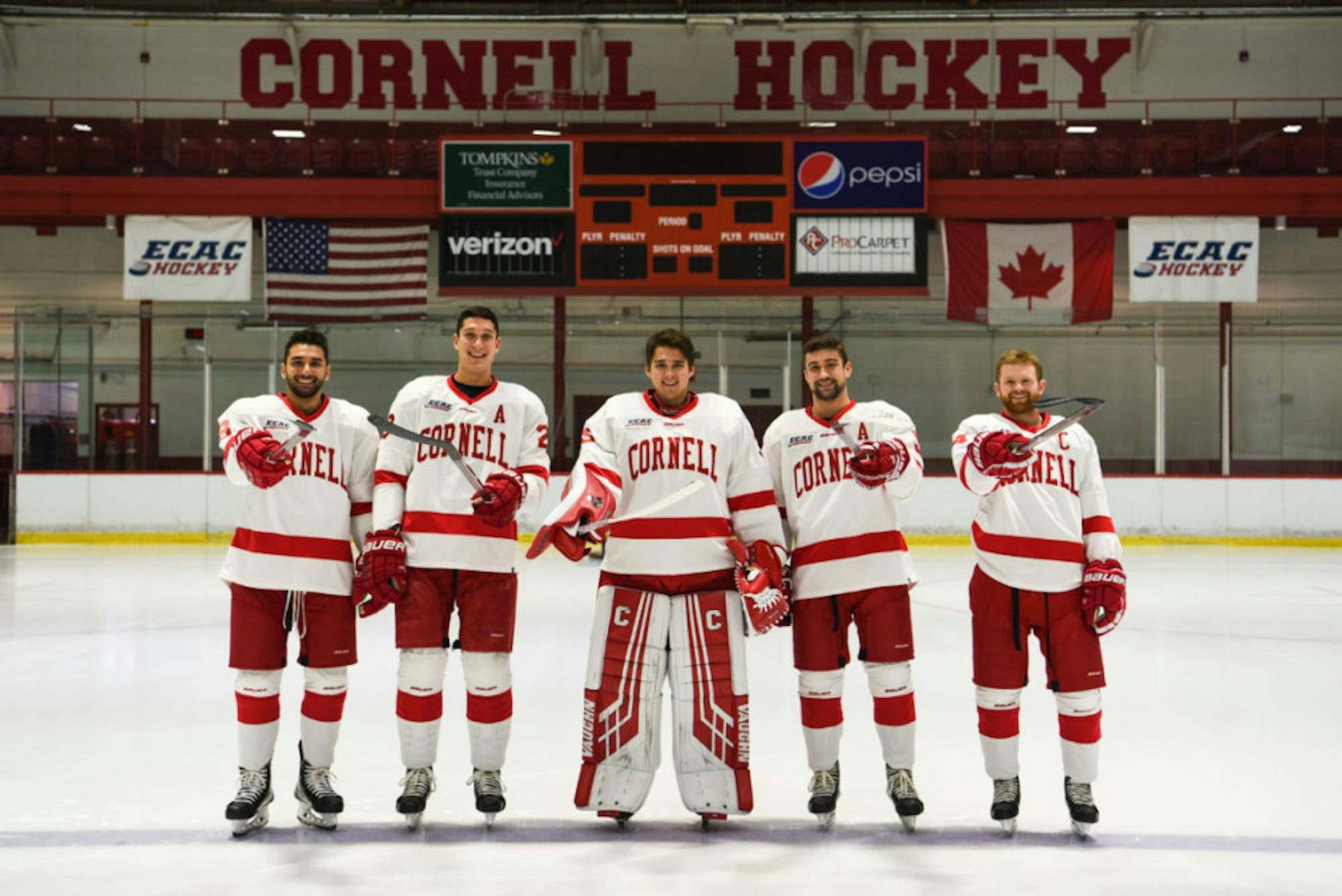 The leaders of the men's hockey team are ready to set a winning tone at the top.