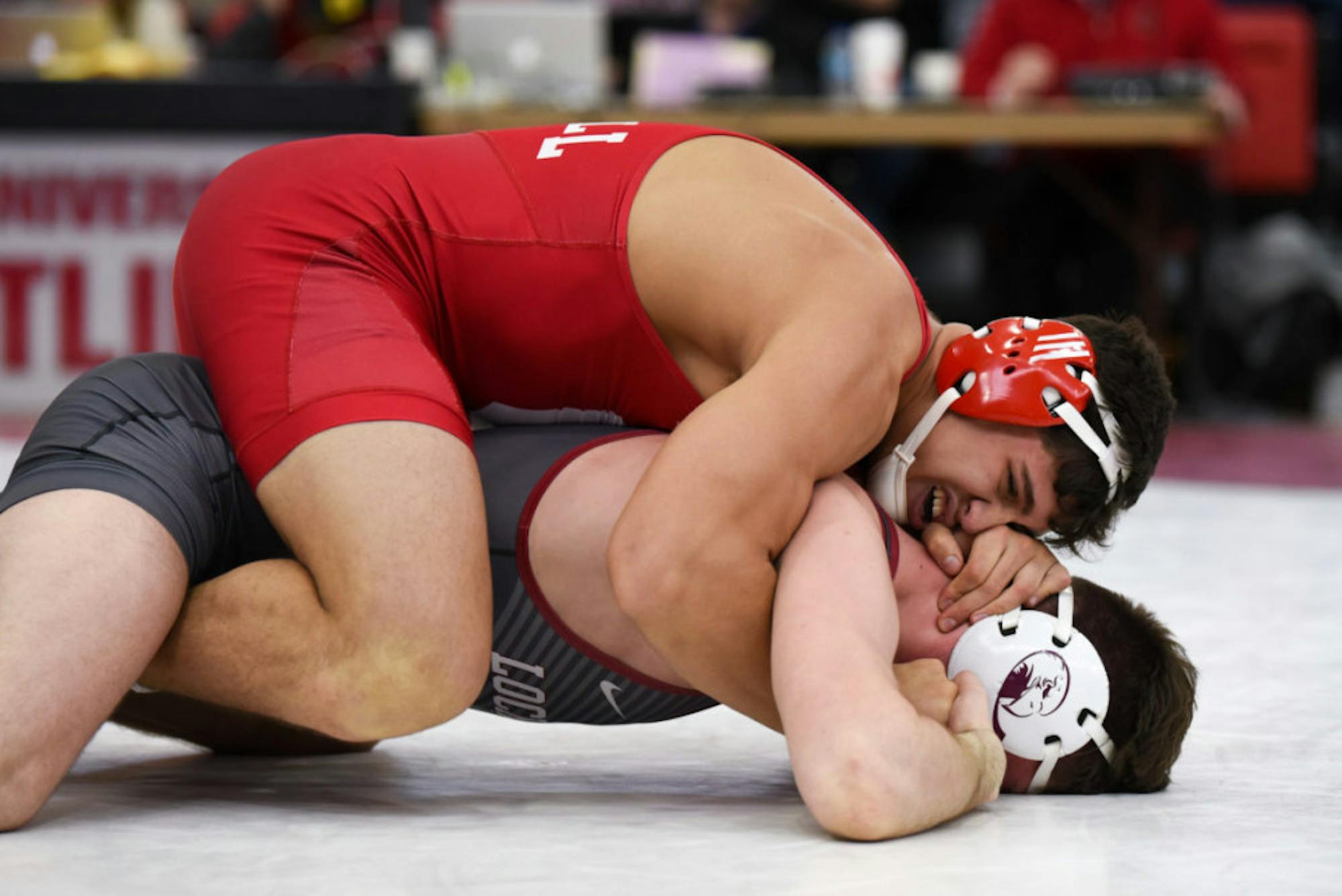 The Red has six nationally-ranked wrestlers, two of whom are undefeated.