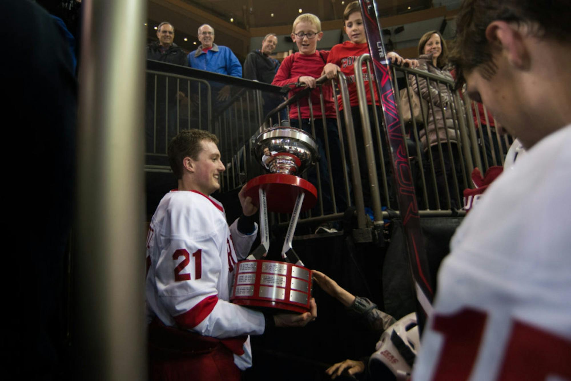 Cornell already has some hardware this season after taking the Kelley-Harkness Cup against Boston University at Madison Square Garden in November.