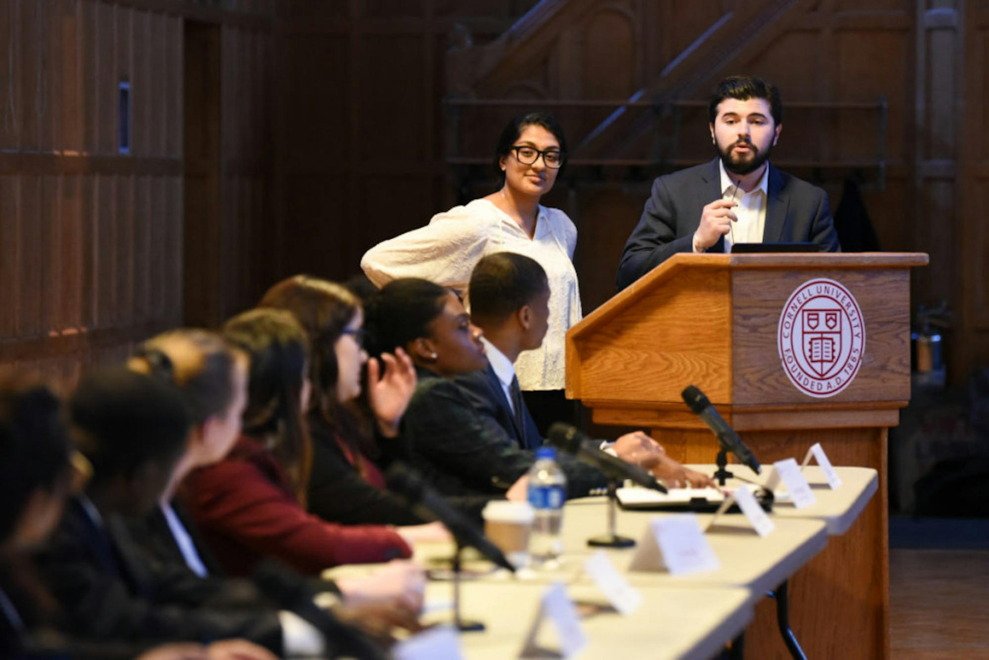 All ten candidates vying for the position answered questions on Wednesday evening.