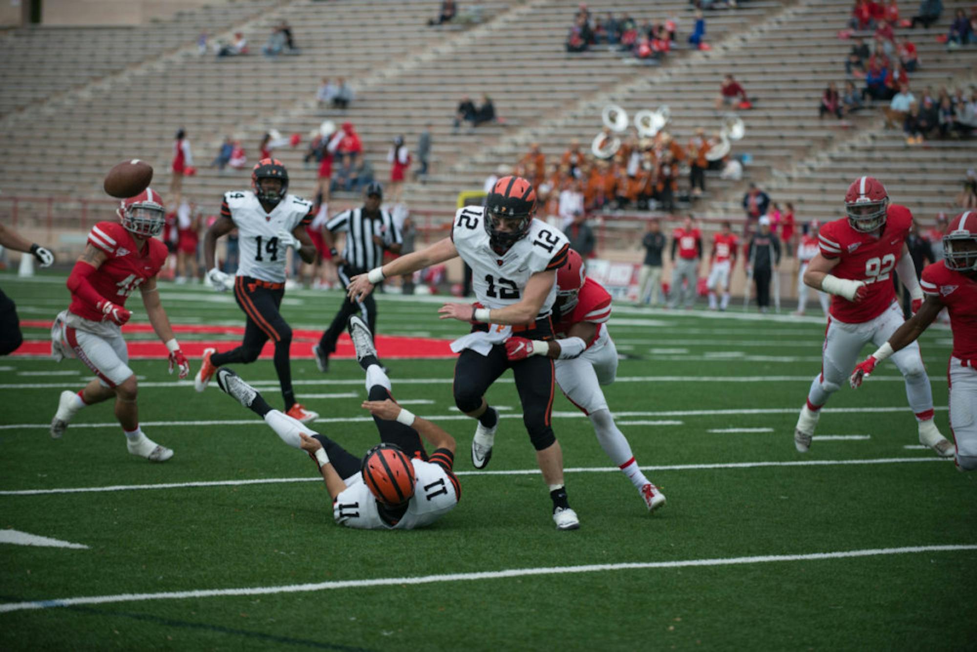 John Lovett had seven touchdowns against Cornell last year in a blowout loss for the Red.