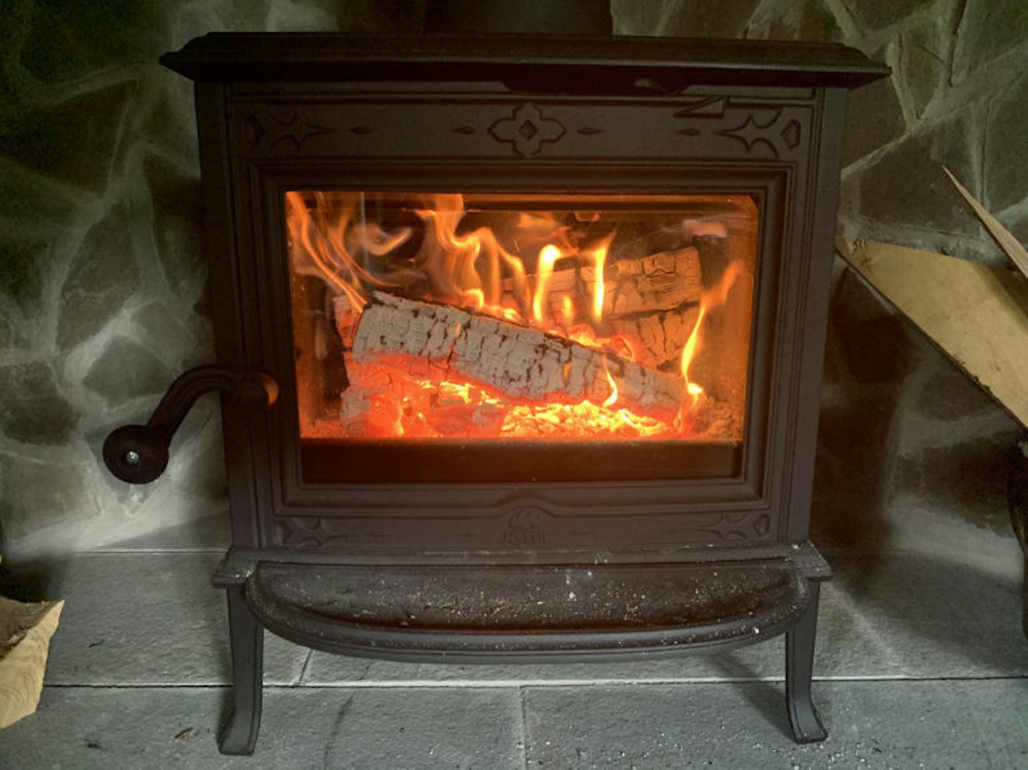 Using a wood fire stove to really builds patience while cooking breakfast, lunch and dinner. (Benjamin Velani / Sun Dining Editor)