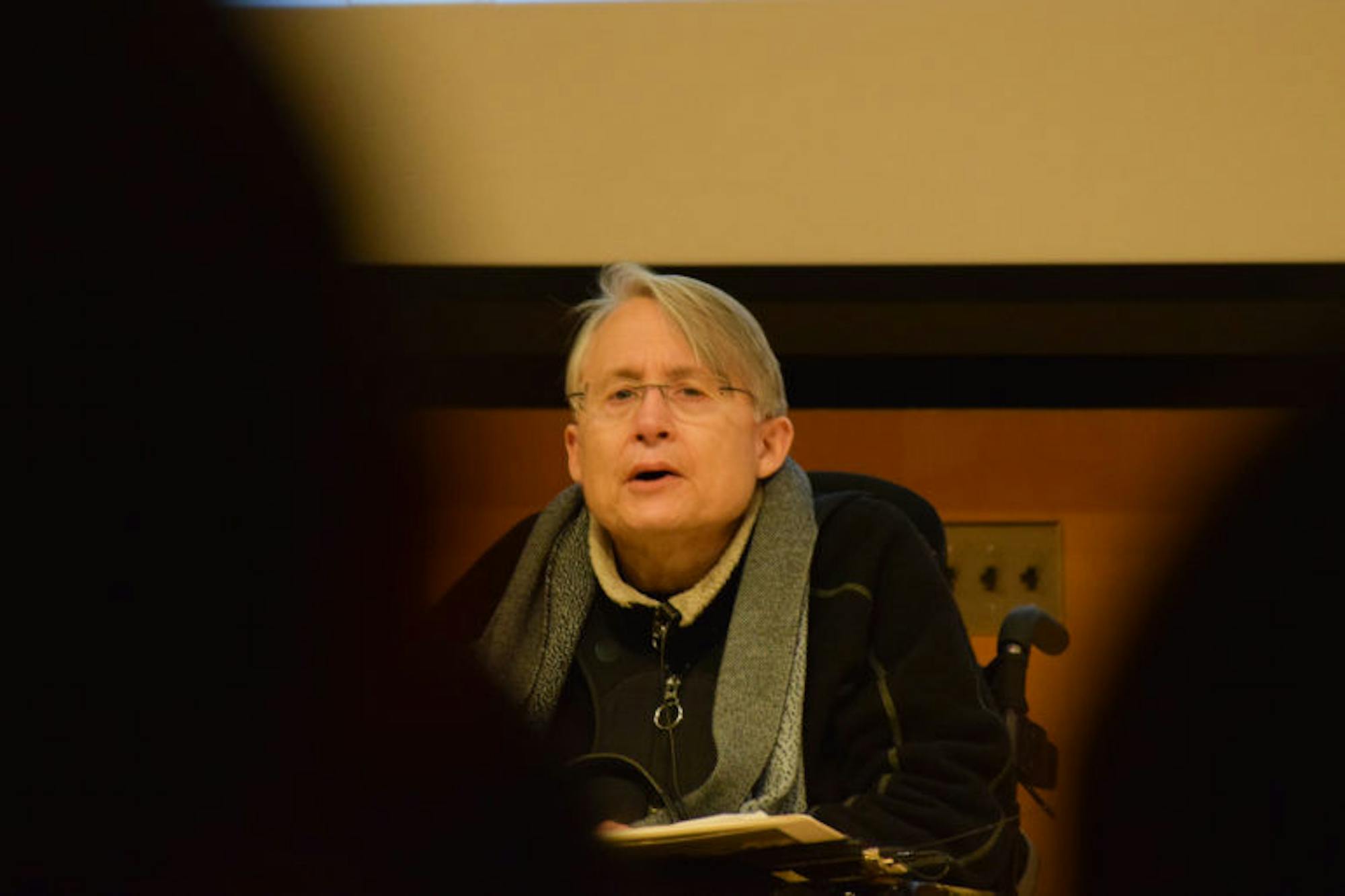 On Monday, author and professor Christina Crosby spoke on the process of dealing with grief. Describing the pain and recovery she experienced after becoming disabled, author of A Body, Undone: Living On After Great Pain, said that grief does not always have a “happy ending.”