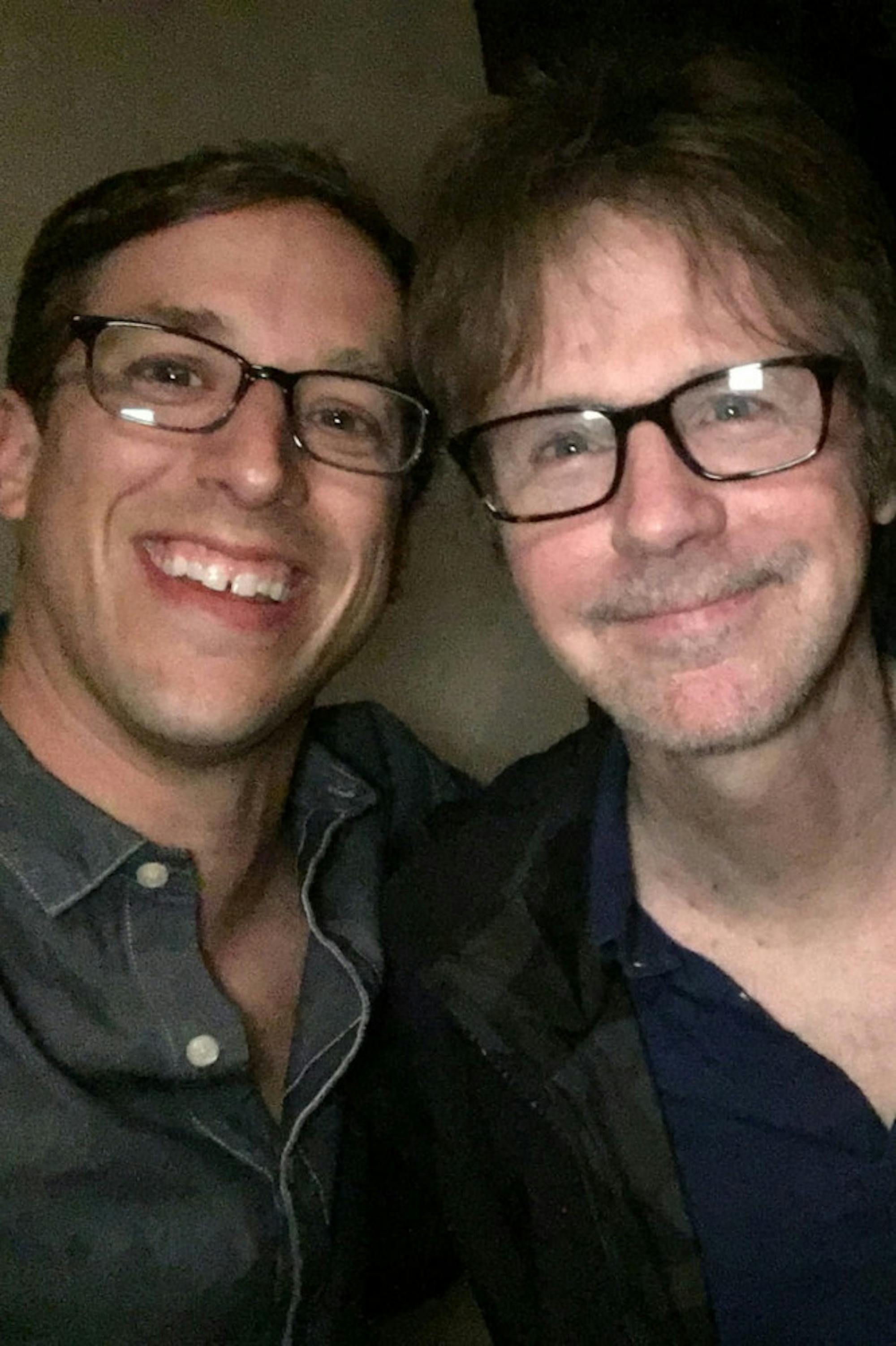 Josh Greenbaum '01 and Dana Carvey