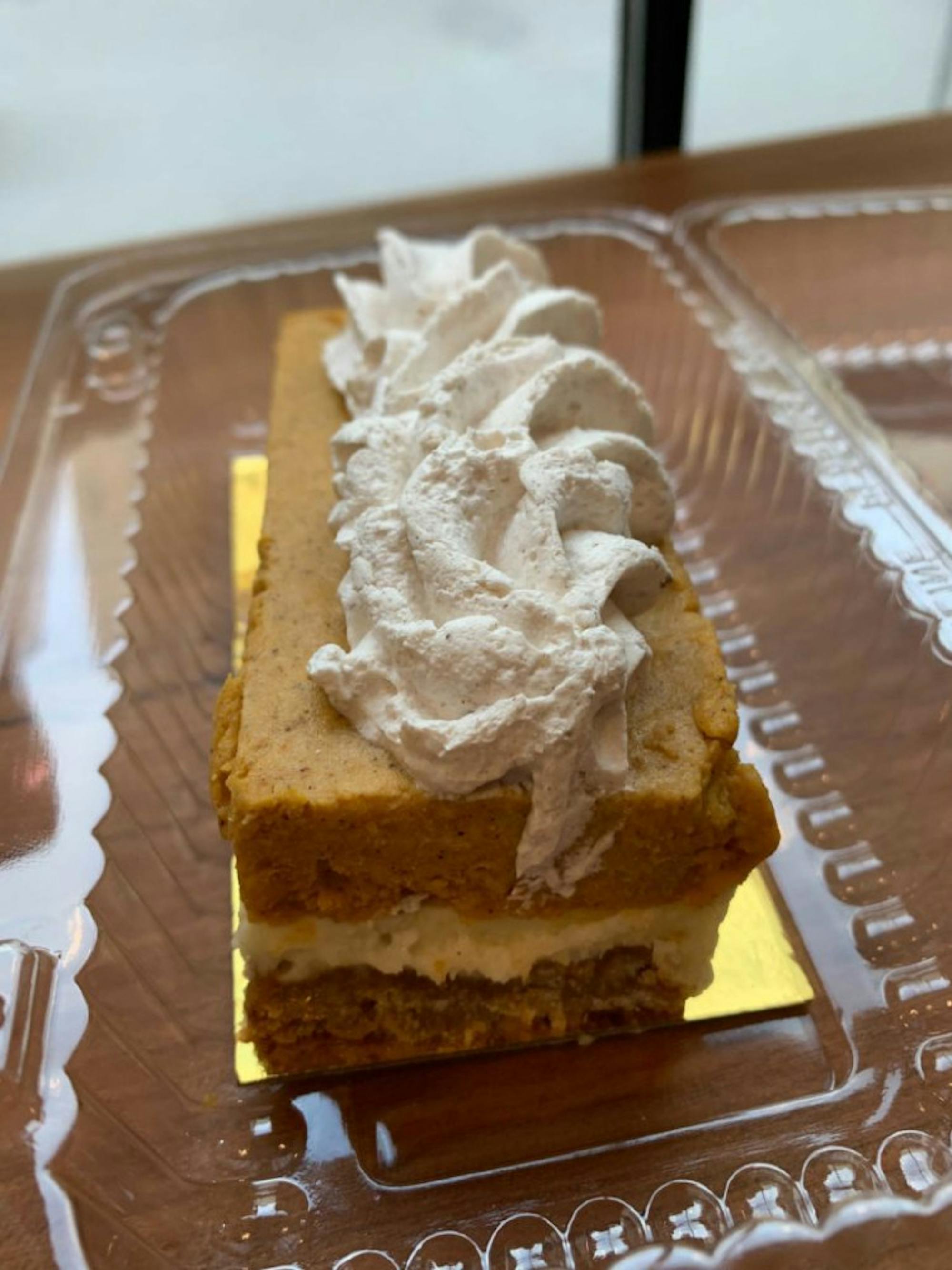 Collegetown Bagel's pumpkin bar. (Grace Kim / Sun Staff Writer)