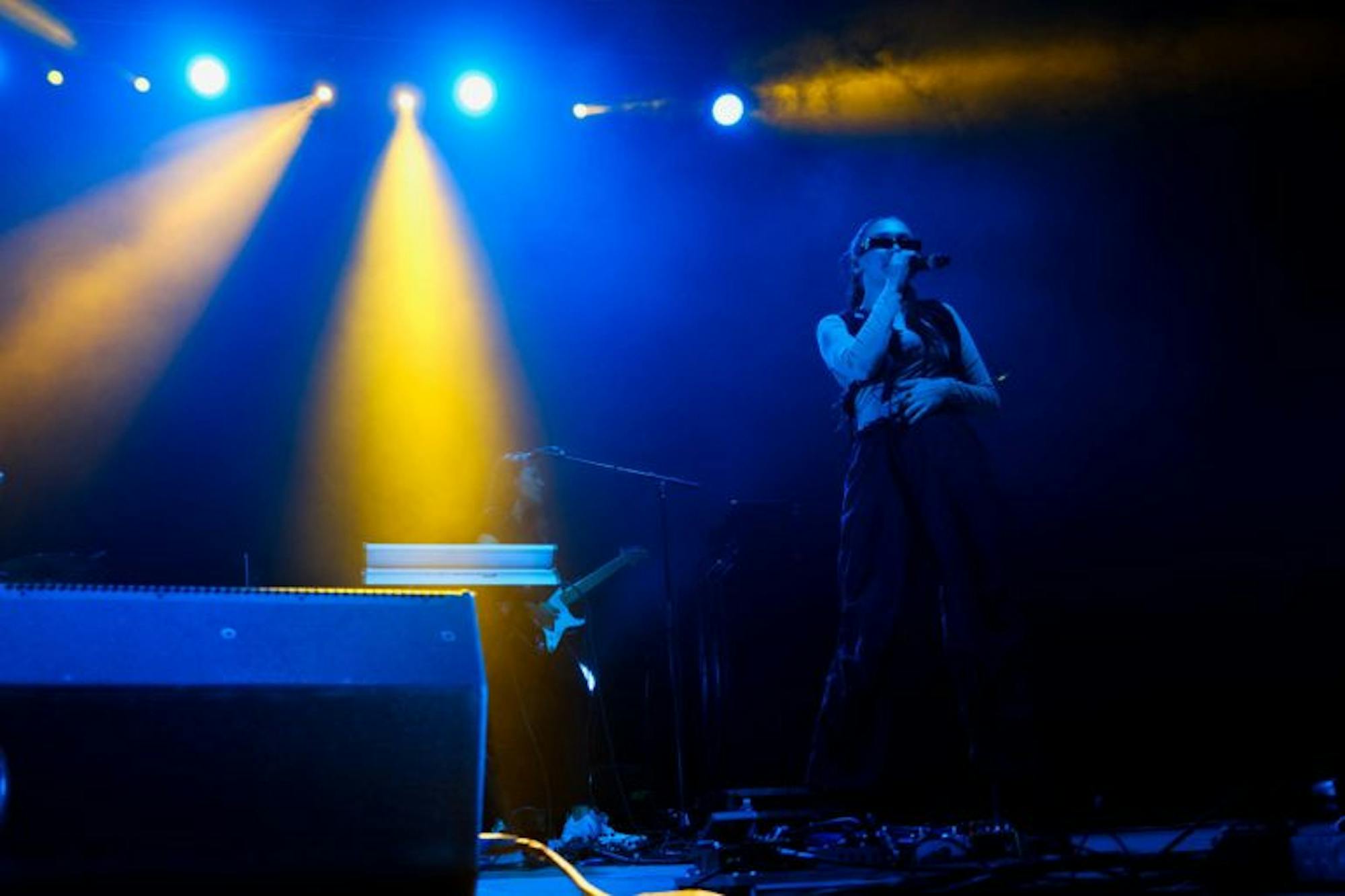 Daya performing at the Cornell Homecoming Concert at Barton Hall on Saturday, Oct. 5 2019.