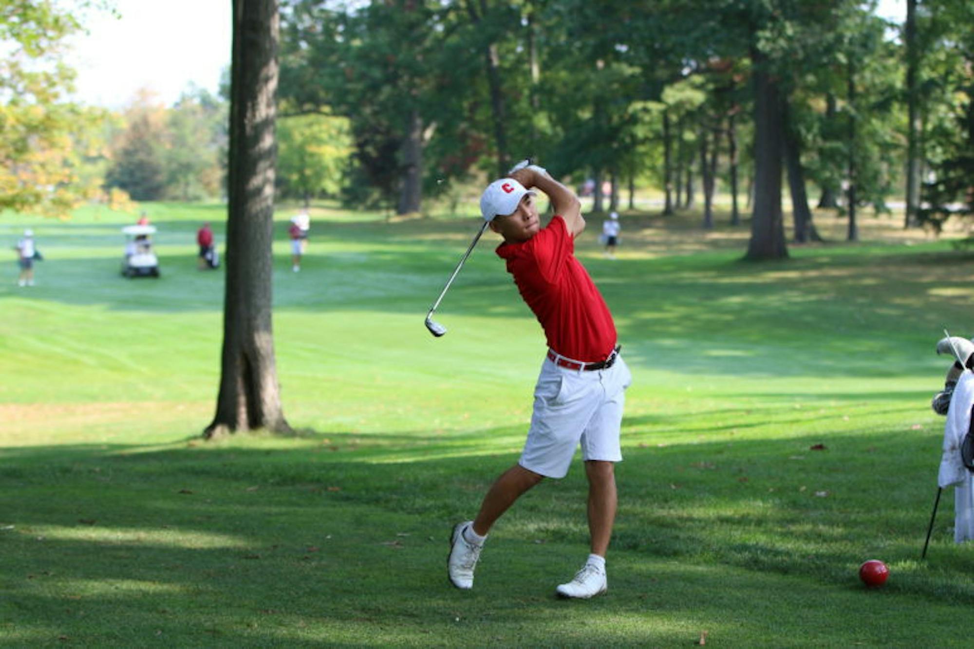 Mens's Golf (Jack) Tianyi Cen Cornell Invatational @ Robert Trent Jones Golf Course Saturday September 16, 2017 (Jason Ben Nathan / Sun Senior Photographer)
