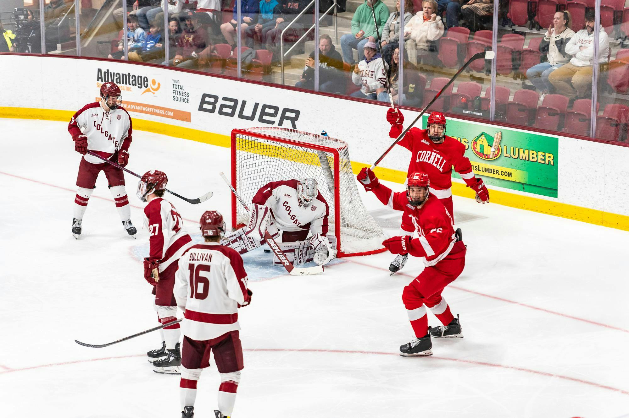 Men’s Hockey Sweeps Colgate, Advances to Lake Placid