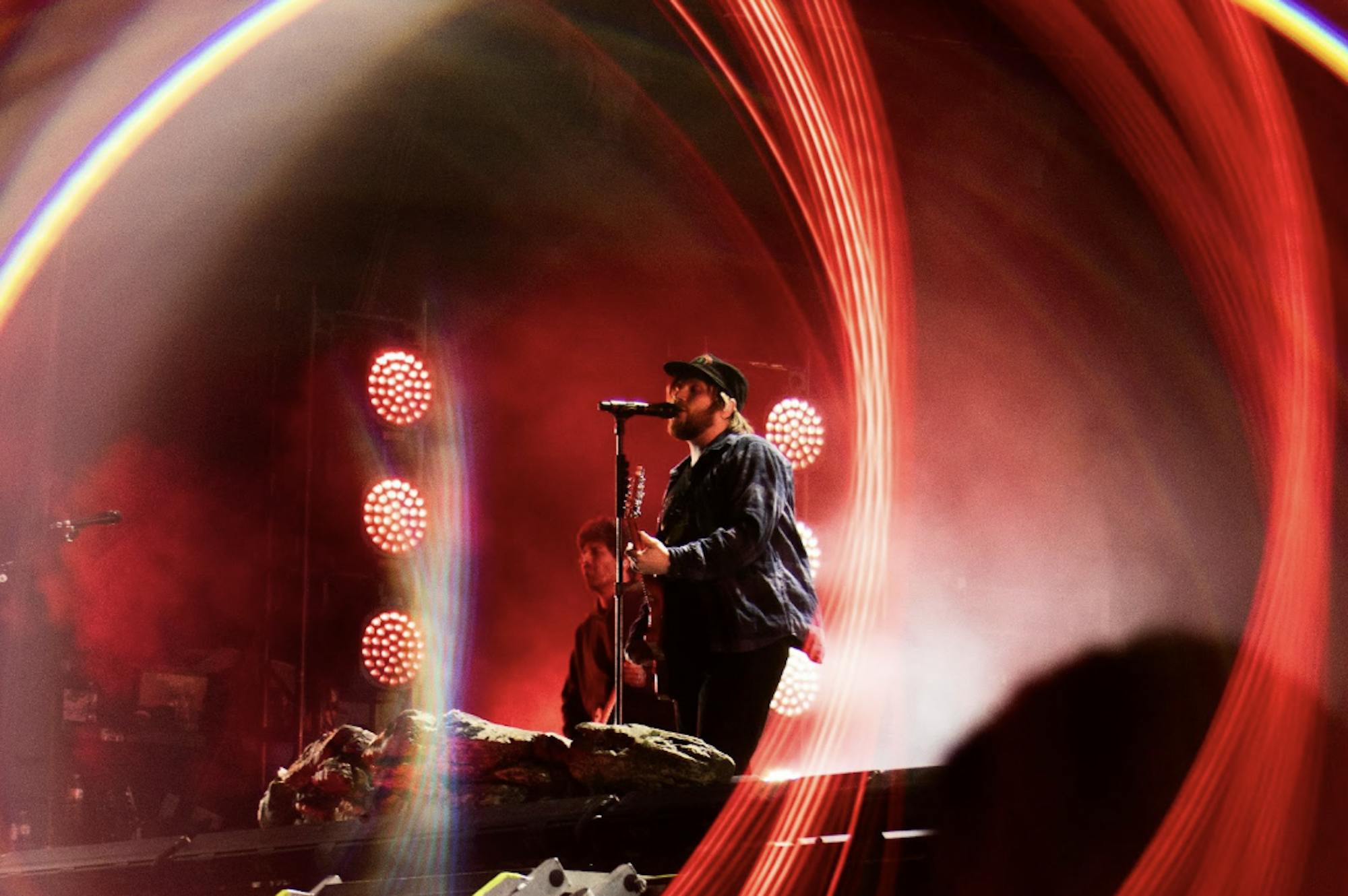 Fall Out Boy performing at Boston Calling 2025. Courtesy of Arina Zadvornaya.