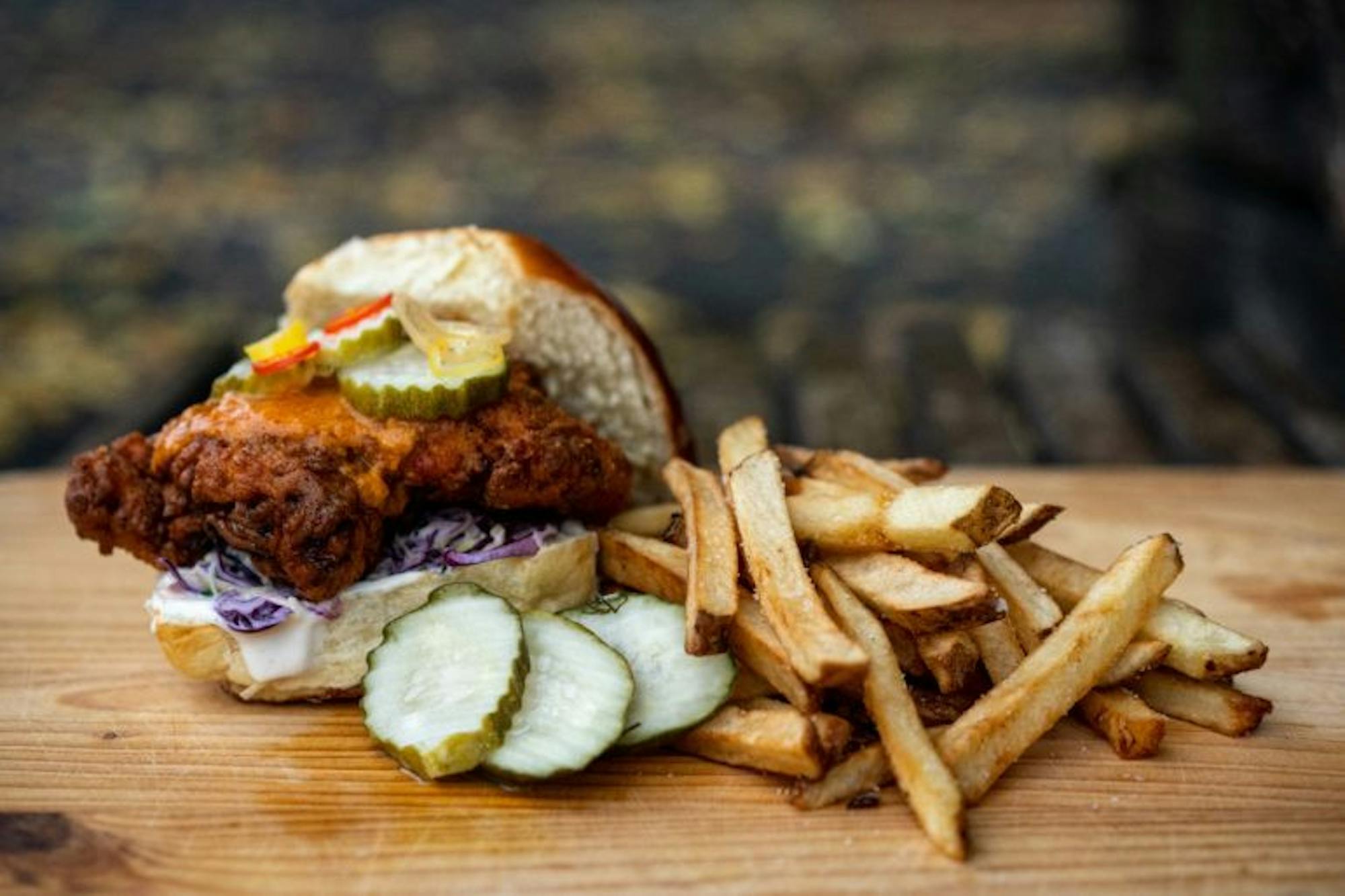 Chicken Sandwich, 2 Stay 2 Go. (Ben Parker/Sun Assistant Photography Editor)