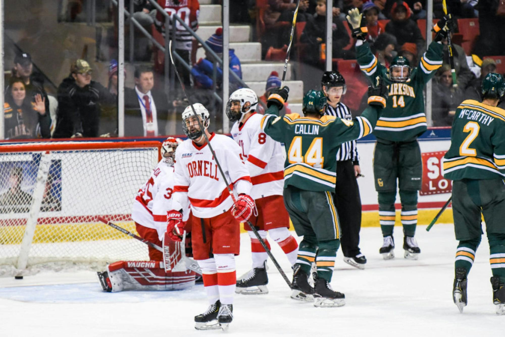 Cornell suffered a heartbreaking loss at Lake Placid, but is happy with the way it played.
