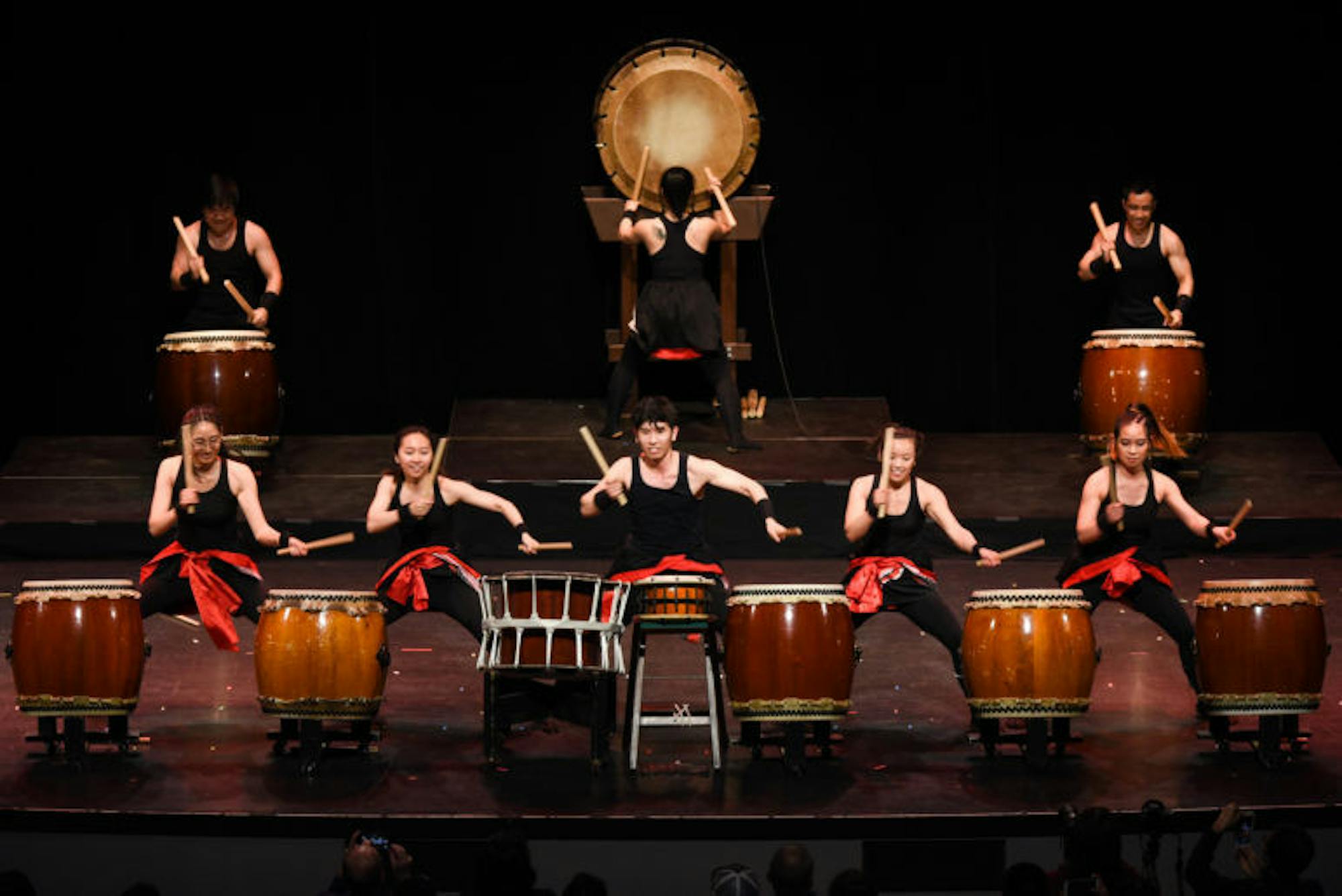 Yamatai performs at its annual PULSE showcase at Bailey Hall on Saturday. (Boris Tsang / Sun Photography Editor)