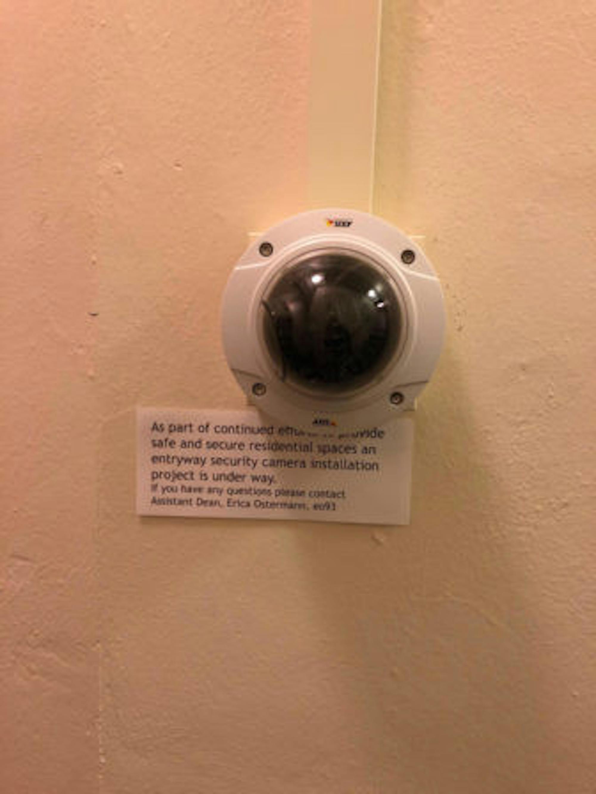 Security cameras installed in West Campus Gothics, such as McFaddin, will allow Cornell Police to investigate crimes.