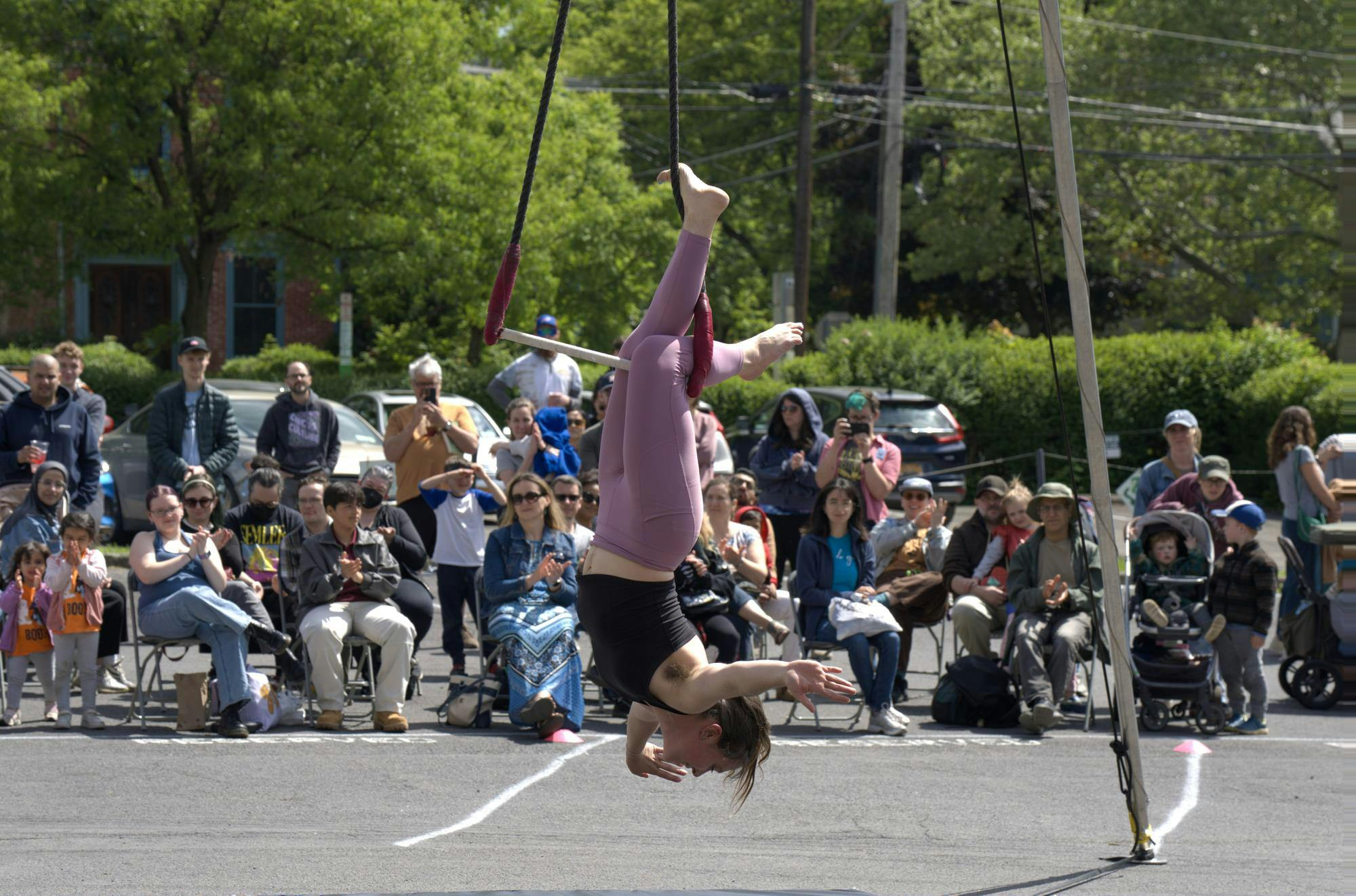 Acrobat at Ithaca Fest