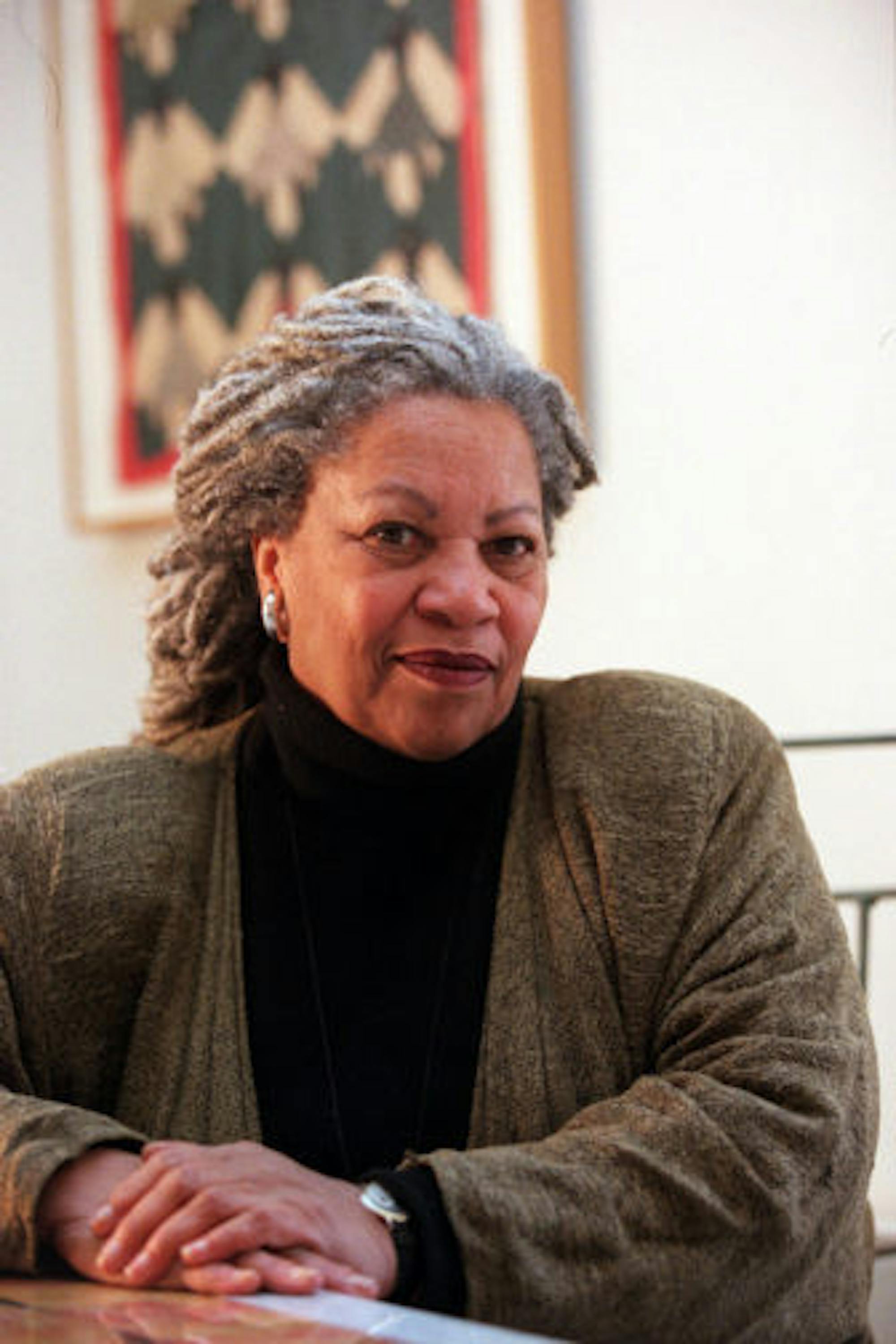 Toni Morrison M.A. '55 at her home in New York in 1998.